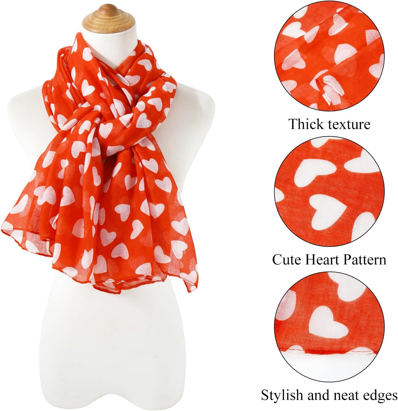 E-Clover Fashion Scarf for Women Lightweight Scarves Shawl Wrap for Spring/Summer Winter