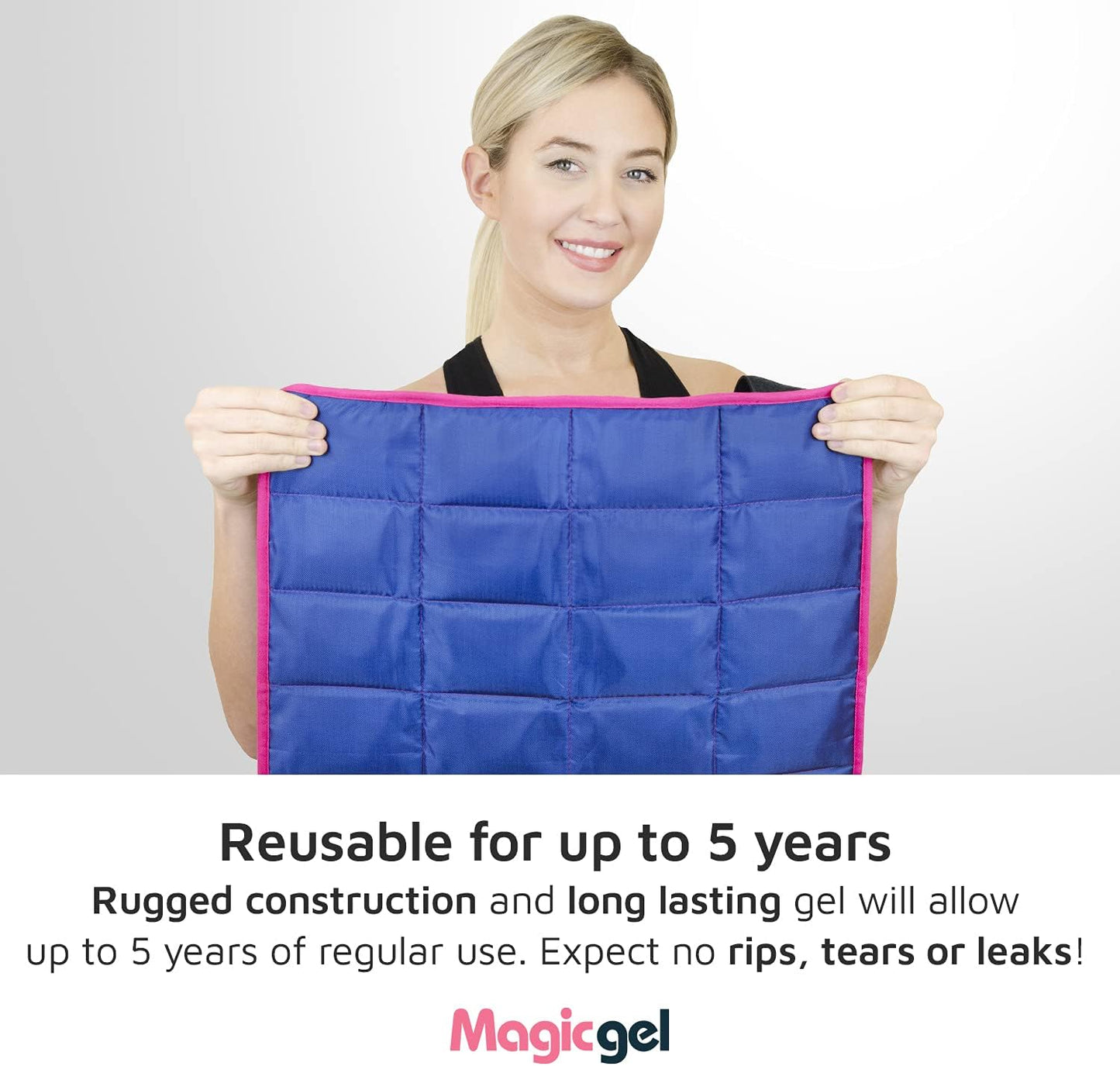 Magic Gel Horse Ice Pack with Carry Case - Single Ice Boots | Cooling Horse Leg Wraps for Hock, Ankle, Knee, Legs, Boots, and Hooves | Horse Tack & Horse Supplies & Ideal Gift for Horse Lovers Women