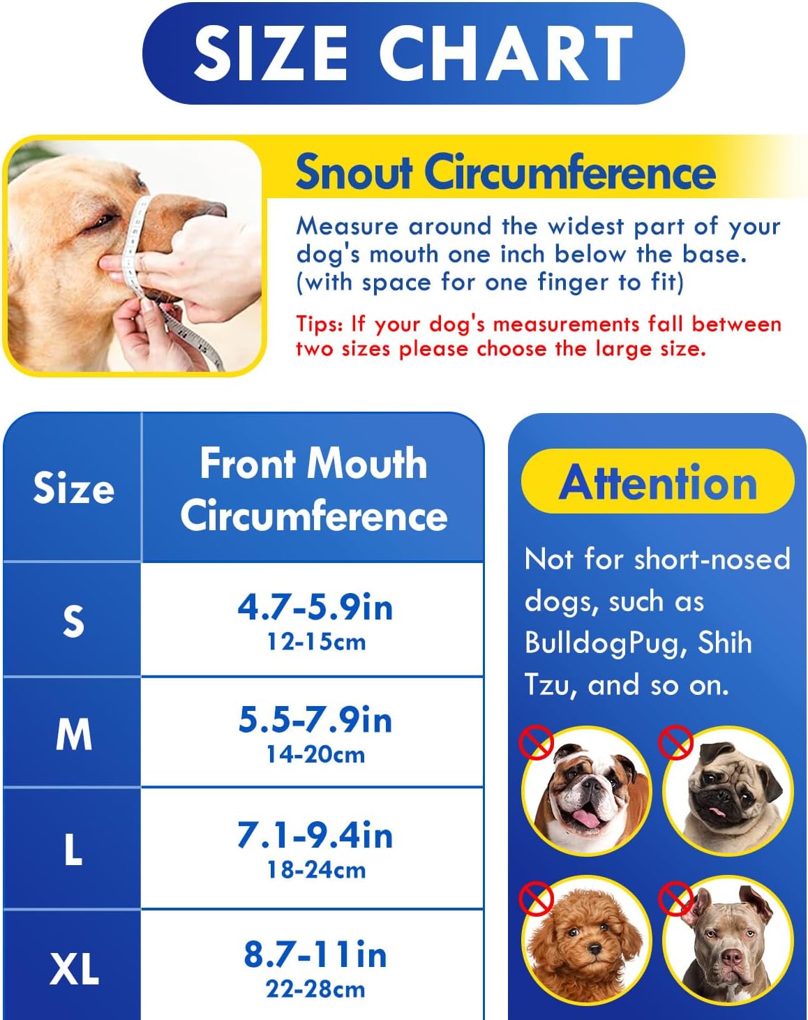 Dog Muzzle, Soft Air Mesh Muzzle for Small Medium Large Dogs Anti Biting Barking Chewing, Breathable Drinkable Adjustable Loop Pets Muzzle for German Shepherd Husky Labrador Retriever (Blue,S)