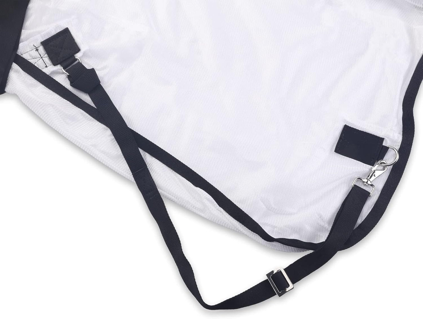 Comfy Mesh Horse Fly Sheet Equine Summer Sheets Stand Neck White 72