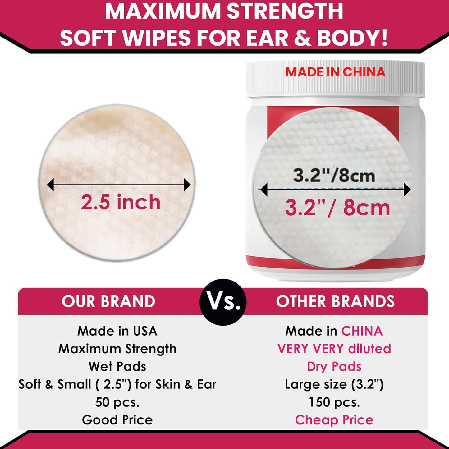 Truseb Topical for Dogs, Cats and Horses - with Aloe for Cleansing (Ketoconazole & Chlorhexidine Wipes, 100 Count)