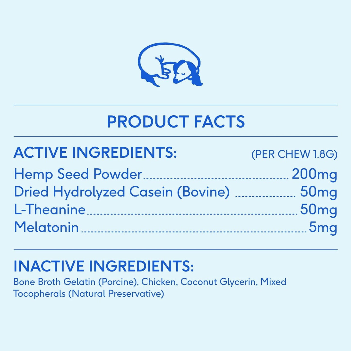 Native Pet Calming Chews for Dogs - Melatonin for Dogs Anxiety Relief - Grain Free All Natural Hemp Calming Treats & L-Theanine Helps Manage Stress & Separation Anxiety - Puppy Sleep Aid - 30 Chews