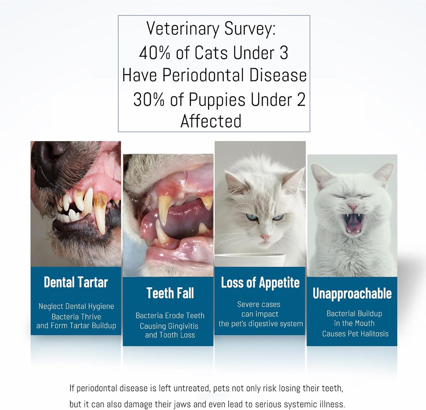 E.M&S.T by Emmeliestella Small Dog & Cat Toothbrush Kit，Micro Head, Kitten Toothbrush, Finger Brush, Starter Kit, Round & Pointed Design, Pet Dental Care, Soft Bristles, Multi-Angle, Deep Clean, 5PCS