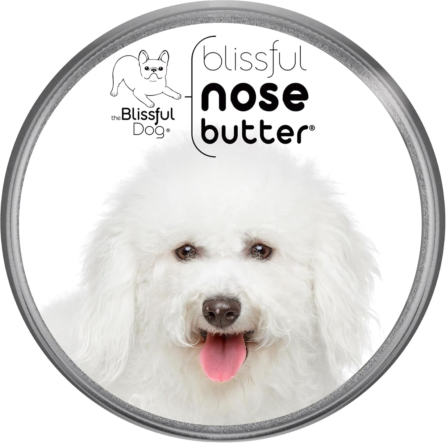 The Blissful Dog Bichon Frise Unscented Nose Butter, 8-Ounce