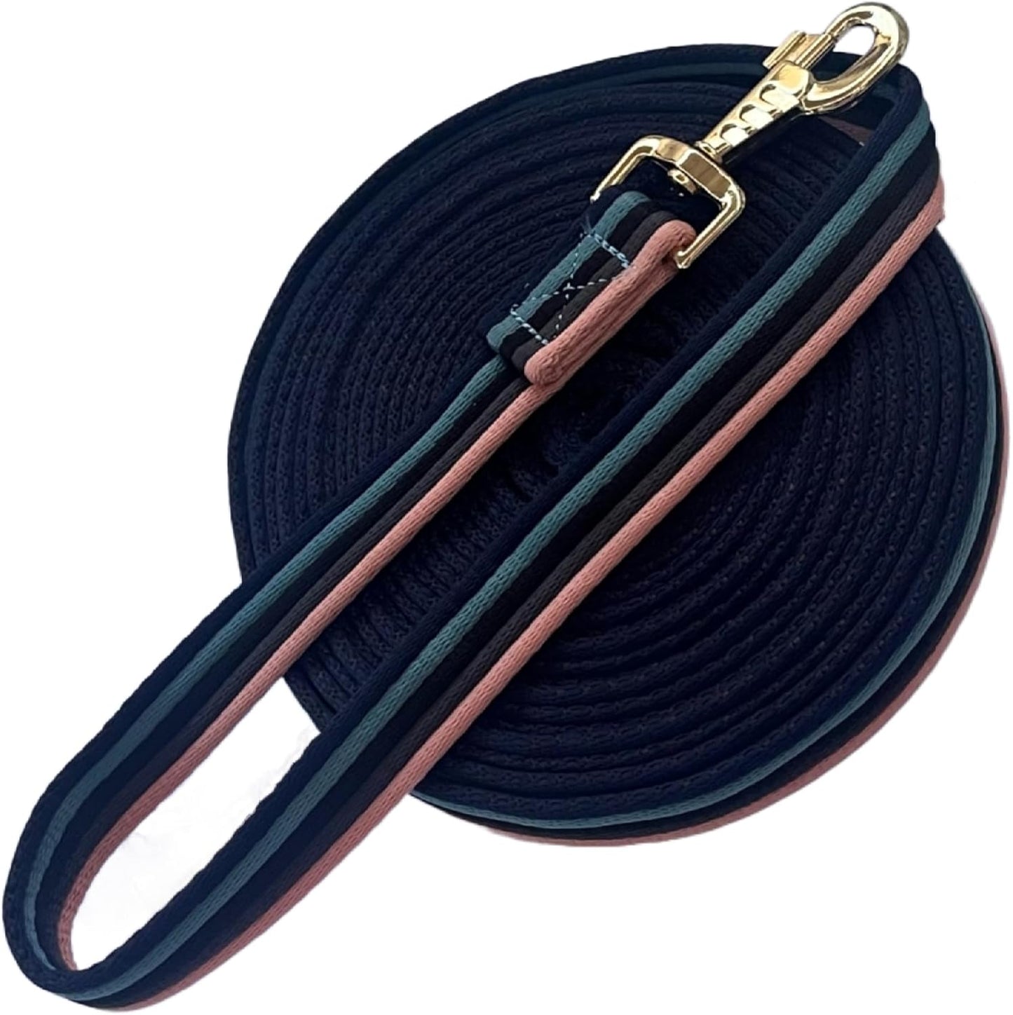 Premium Horse Training Lunge Line with Alloy Trigger Buckle for Accurate Equestrian Training of 26 Foot (8 Meters)