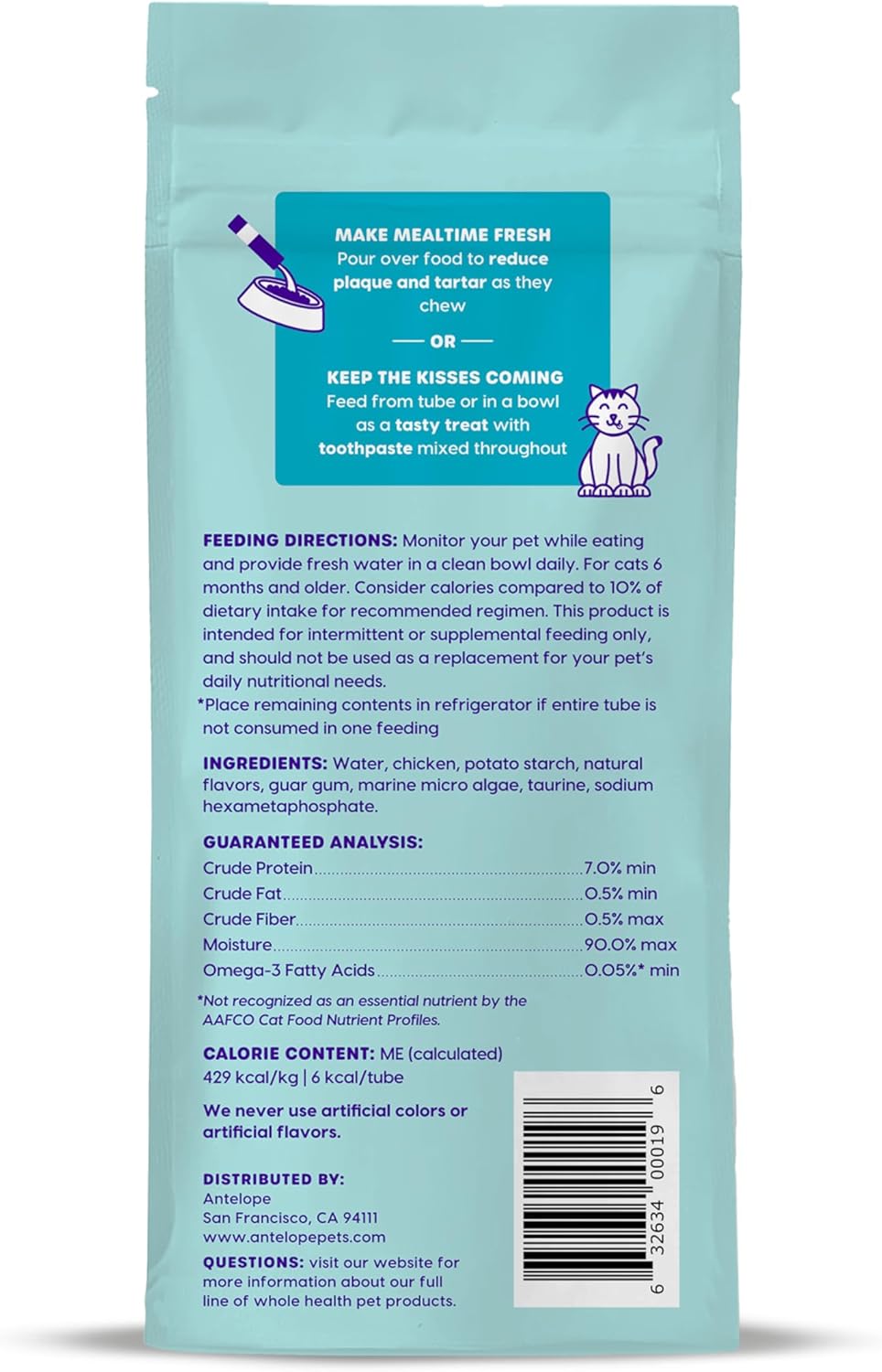 ARK NATURALS, Kiss Me-Ow Lickable Chicken, 2 oz (Pack of 3)