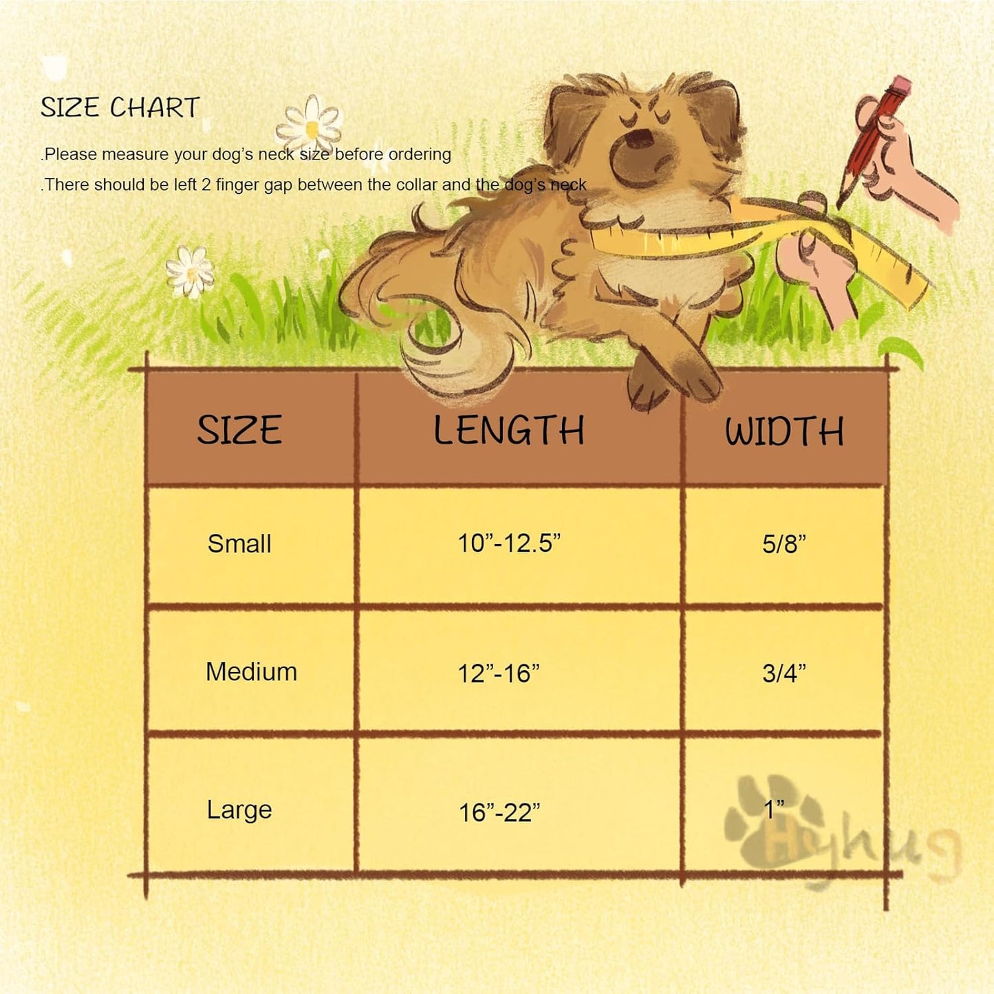 Hyhug Pets Classic Regular Heavy Duty Nylon Dog Collar with Easy to Put On & Off Buckle. (Small, Hot Pink)