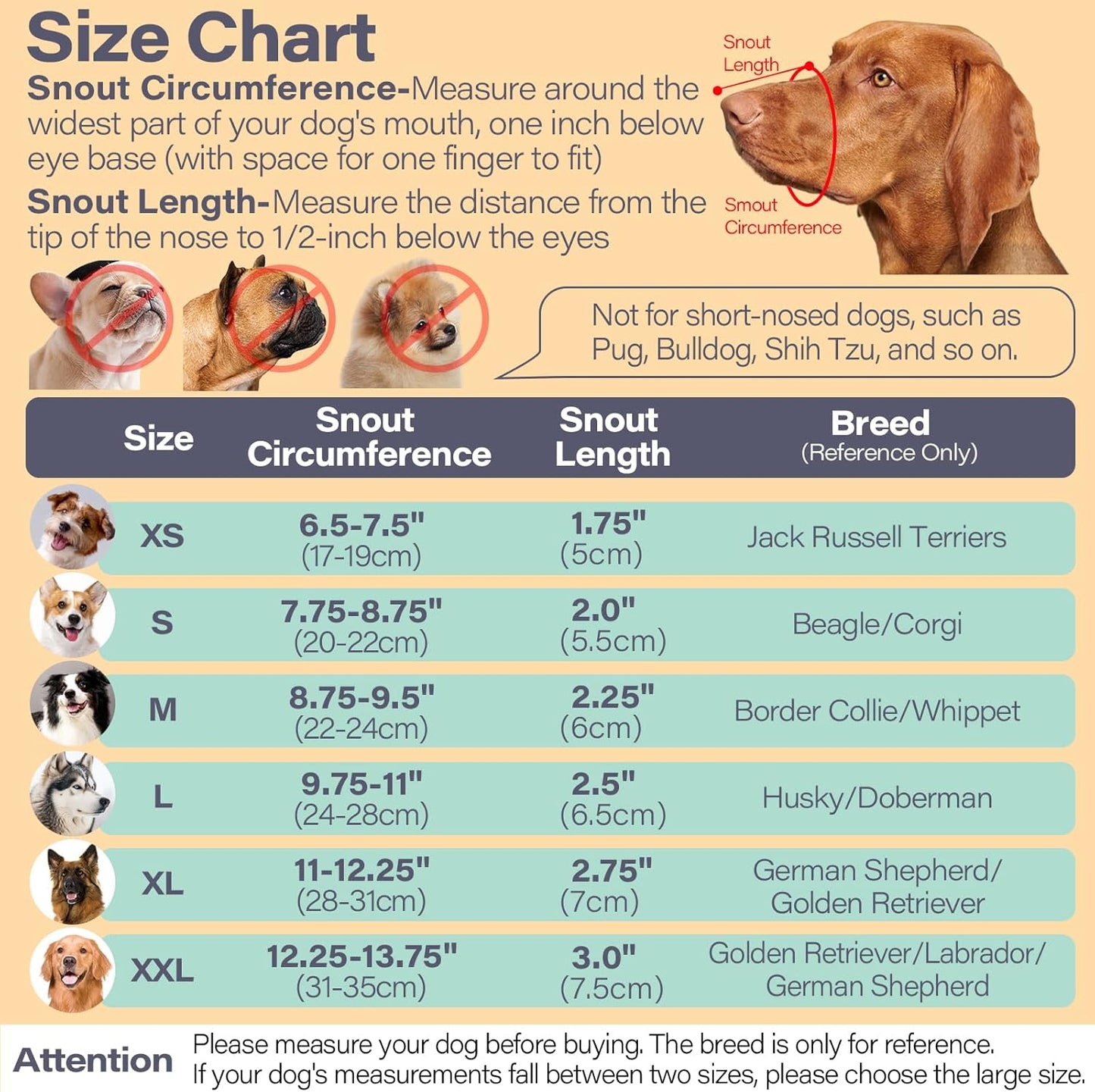 LUCKYPAW Dog Muzzle for Large Medium Small Dogs, Patented Mesh Muzzle to Prevent Biting Chewing Eating, Soft Mouth Guard with Front Opening Design for Drinking Panting(Black, L)