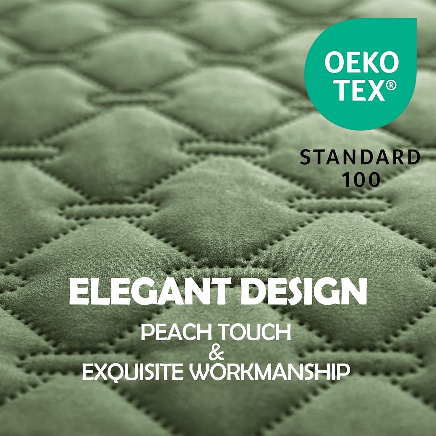 gogobunny 100% Double-Sided Waterproof Dog Bed Cover Pet Blanket Sofa Couch Furniture Protector for Puppy Large Dog Cat, Reversible (40x50 Inch (Pack of 1), Dark Green/Light Green)