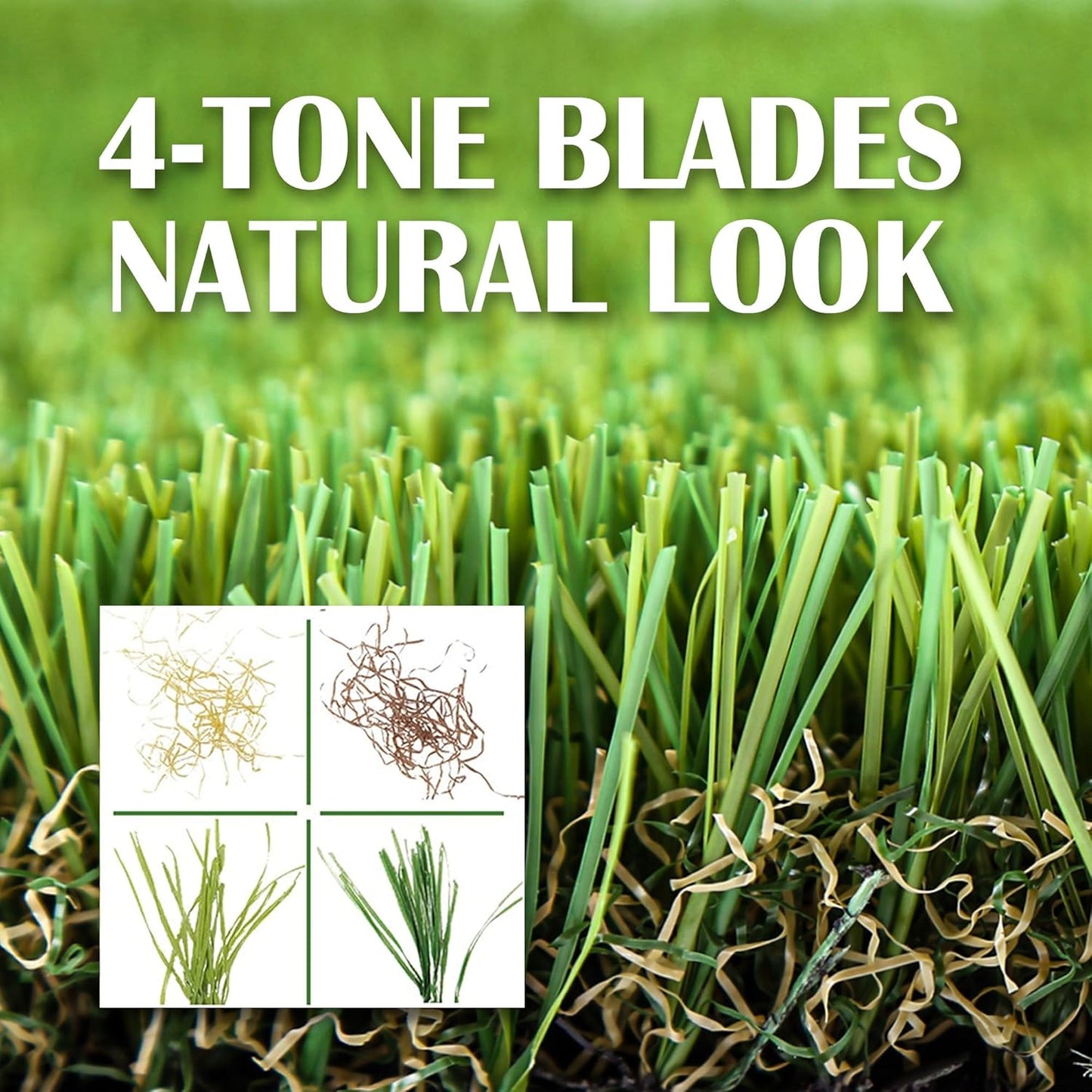 Artificial Grass Turf for Dogs - 6.5 ft x 13 ft, 1.38 inch Fake Grass Pee Pad for Puppy Potty Training - Indoor/Outdoor Patio Dog Wee Pad