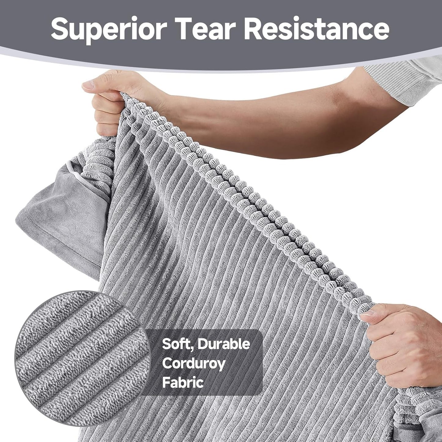 OhGeni Orthopedic Waterproof & Machine Washable Dog Bed for Small Medium Pets, Suitable for Crates, Cat Mat with 25D Egg Crate Foam, Removable Cover & Invisible Zipper, 30 Inches(Gray)