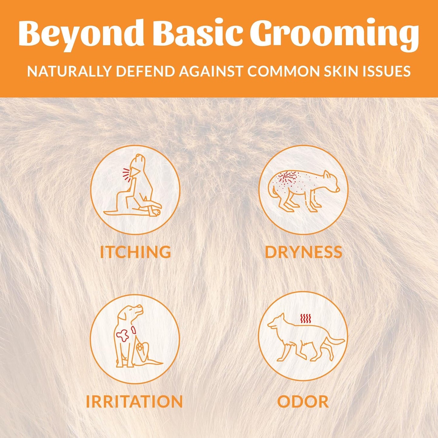 Skout's Honor Probiotic Pet Deodorizer Spray- Hydrating Daily-Use with Avocado Oil & Omega-3s, Microbiome Friendly Certiified, Paraben & Sulfate-Free, 97% Natural, 8oz, Honeysuckle