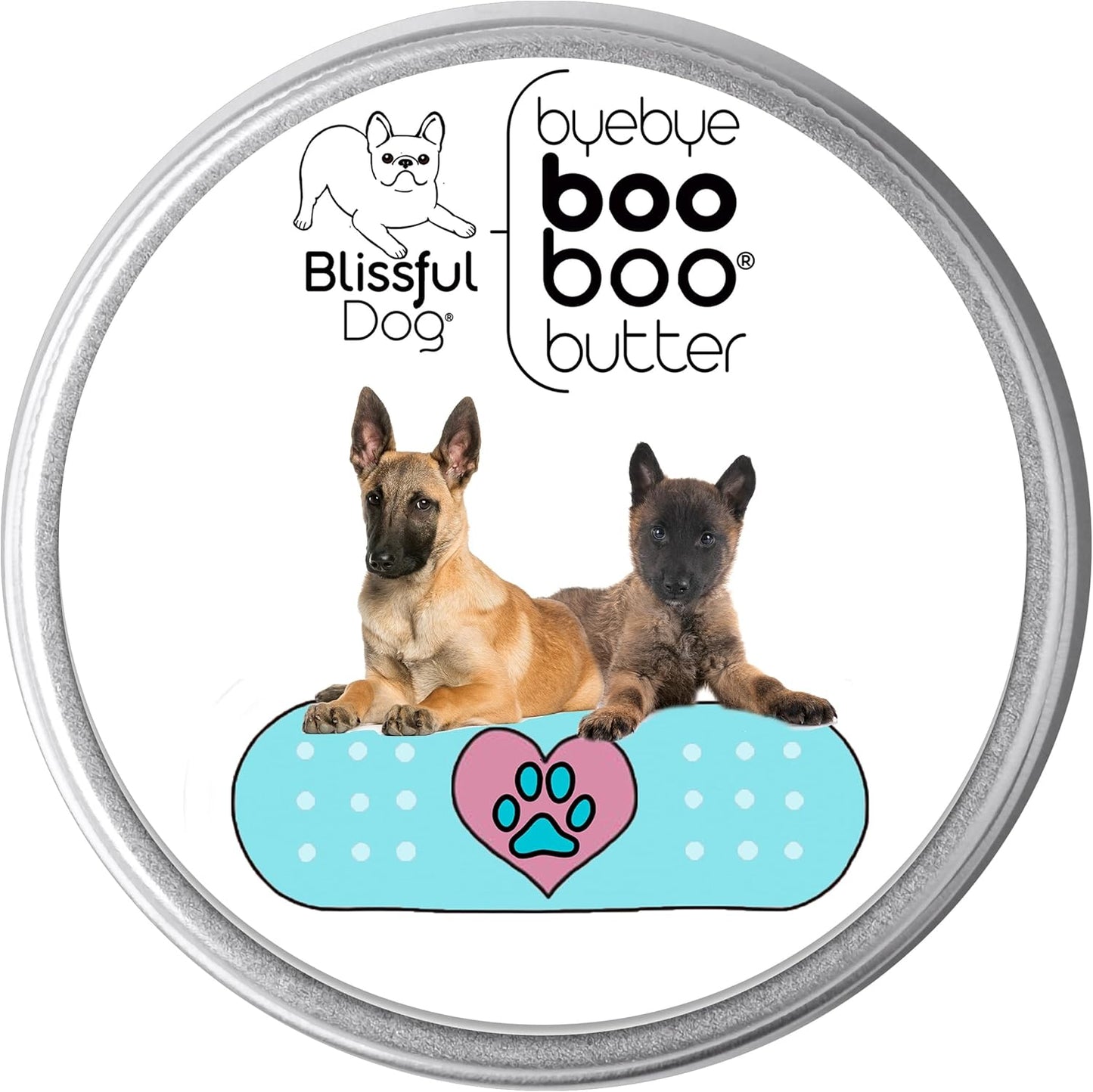 The Blissful Dog 4 oz TIN Belgian Malinois Booboo Butter