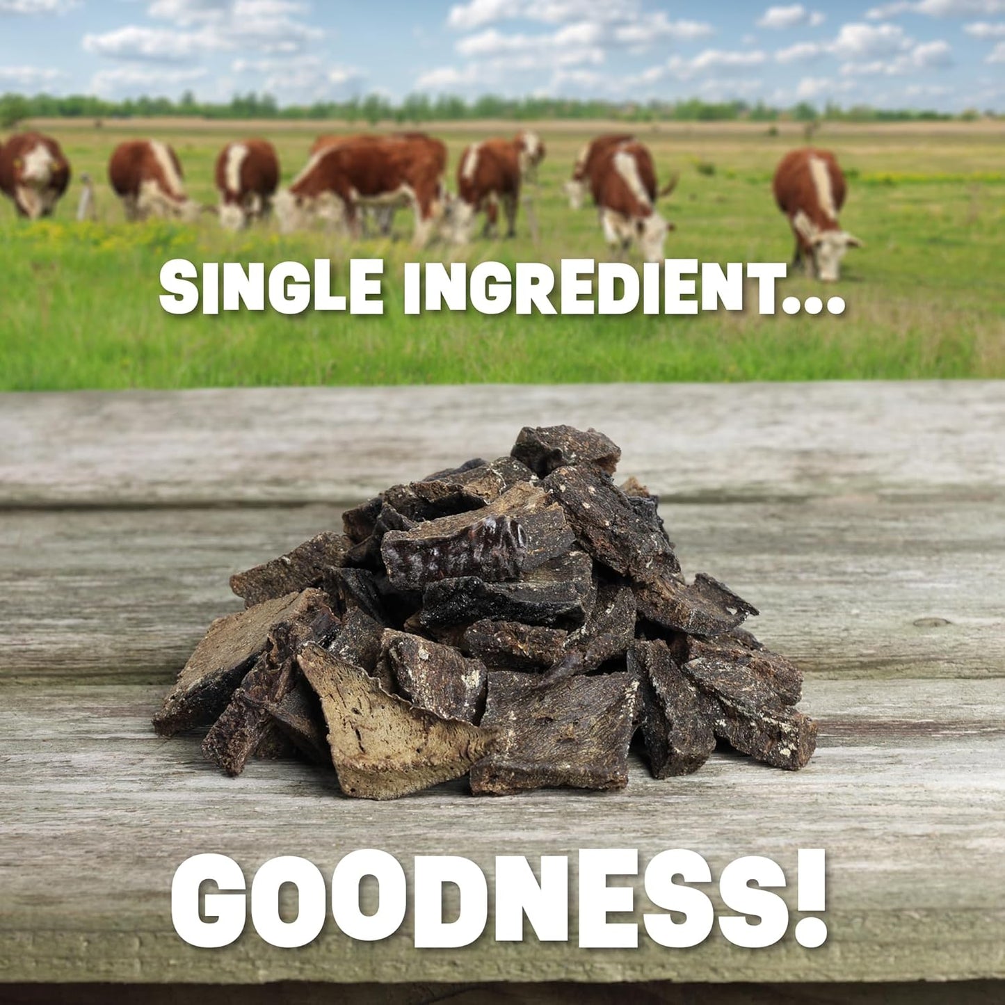 Hickory Smoked Flavor Beef Liver Treats, 1lb - All-Natural Dehydrated Dog Treats - Nutritious Training Treats for Dogs Made in USA