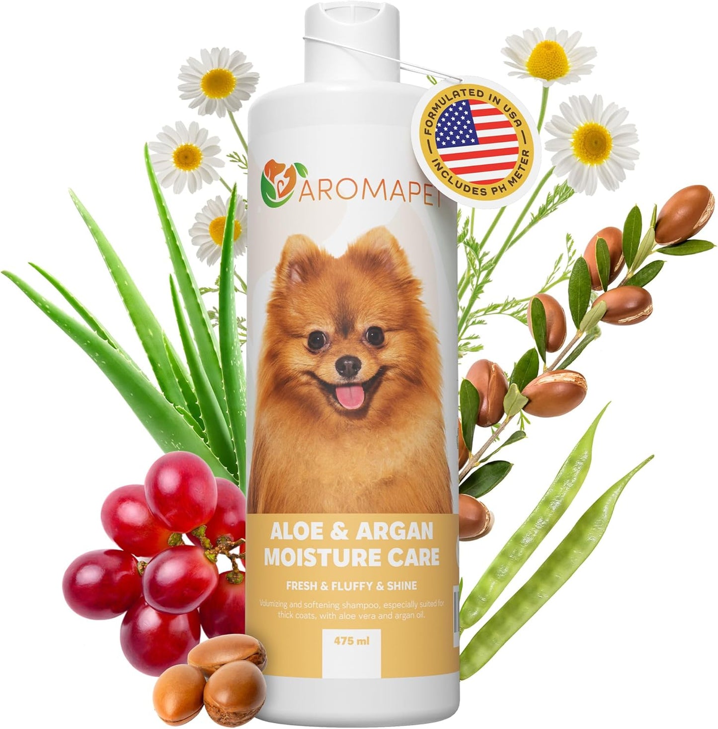 Sensitive Care -Tangle-Free-Silky Shine Softening and detangling Shampoo, Delicate Coat Clean & Odor Control Shampoo – Advanced Shine Formula for Dogs (Pomeranian, 16 Fluid Ounces)