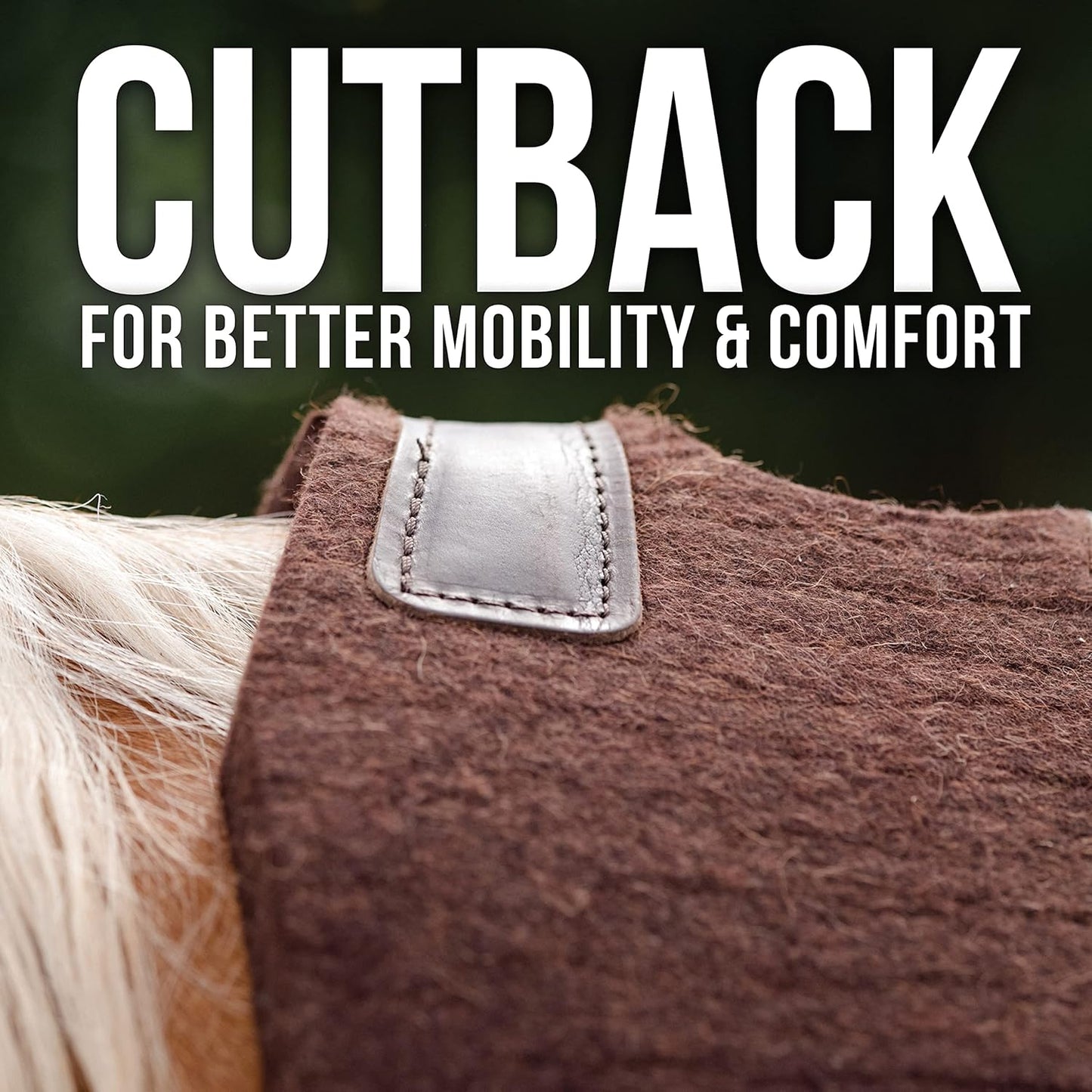 Professional's Choice 100% Steam-Pressed Wool Felt Saddle pad