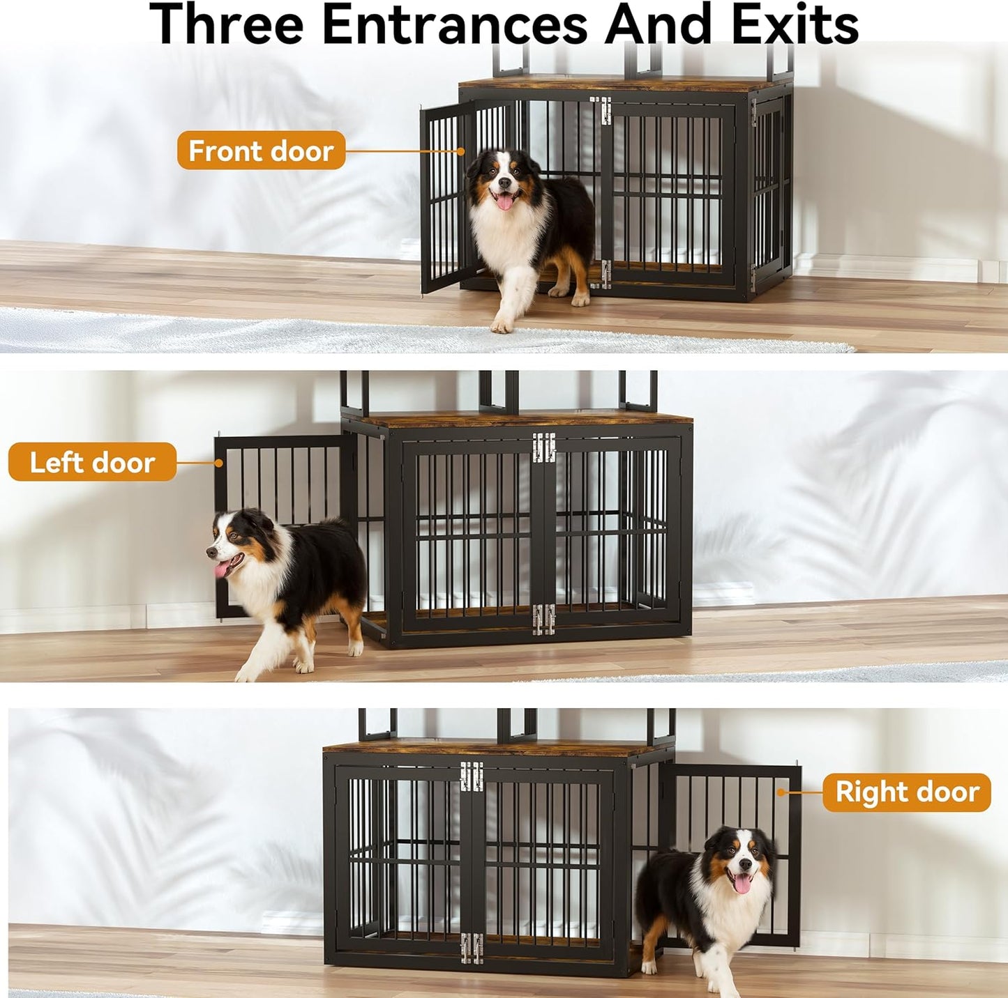 Large Dog Crate Furniture with Storage Heavy Duty Dog Crate Furniture Large Breed Extra Large Dogs Cage