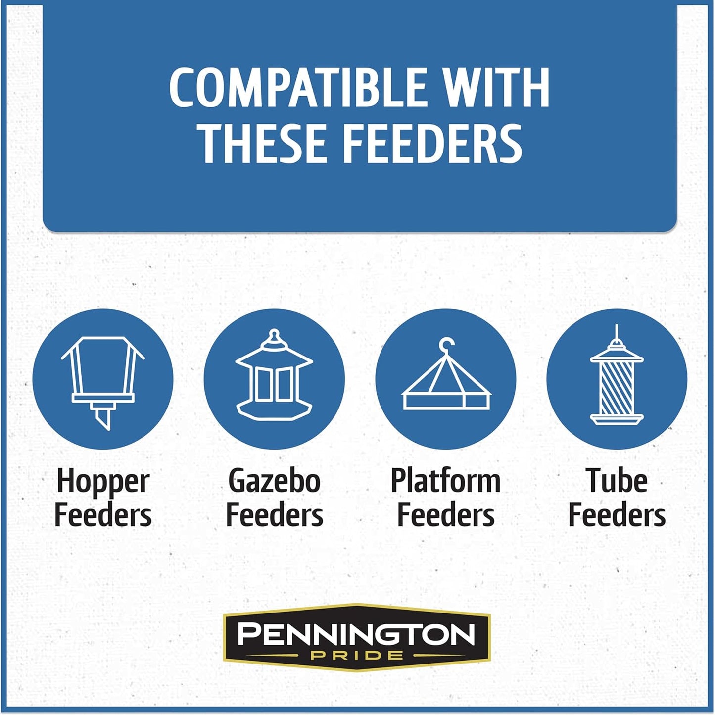 Pennington Wild Bird Food, Wild Bird Seed for Outside Feeders, Great to Feed Year-Round, 22.5-lb. Critter-Proof Bucket