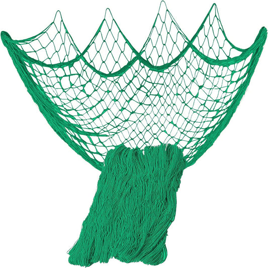 Nature Fish Net Wall Decoration with Shells, Ocean Themed Wall Hangings Fishing Net Party Decor for Pirate Party,Wedding,Photographing Decoration