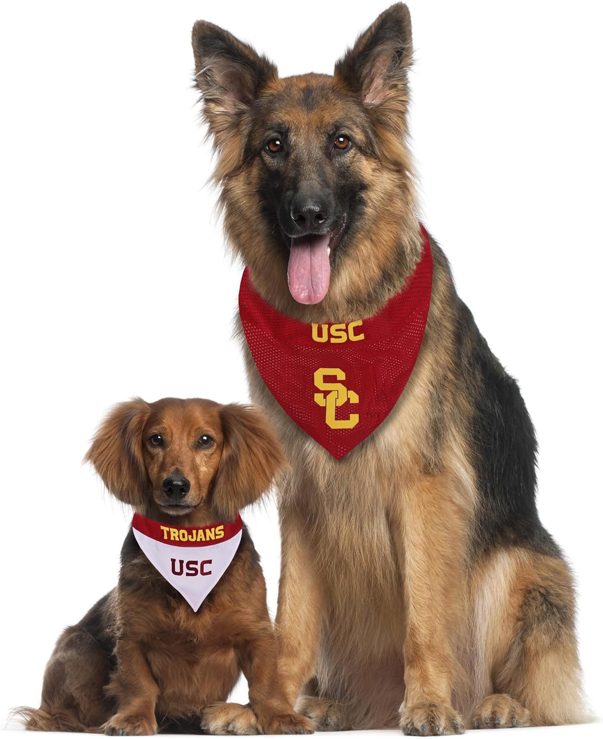 Pets First Collegiate Pet Accessories, Reversible Bandana, USC Trojans Size XX-Large