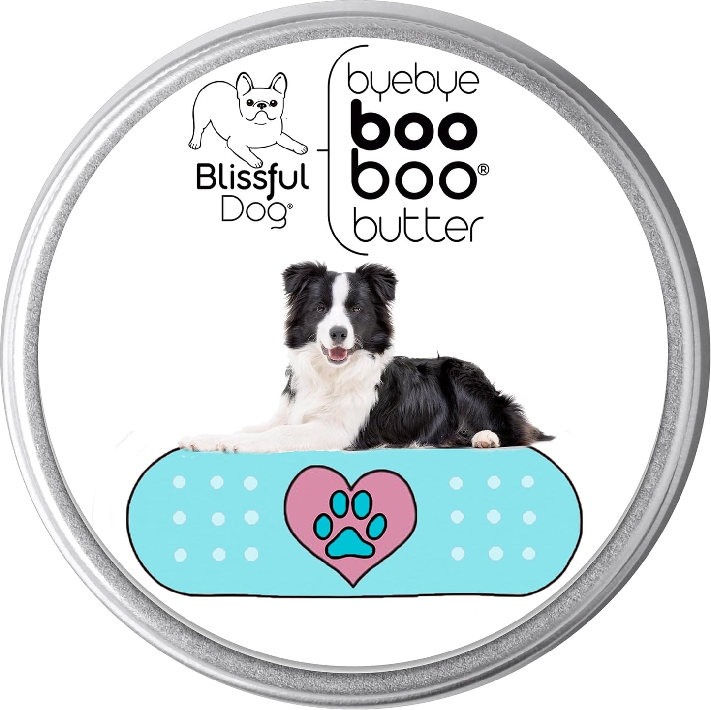 The Blissful Dog 1 oz TIN Border Collie Booboo Butter