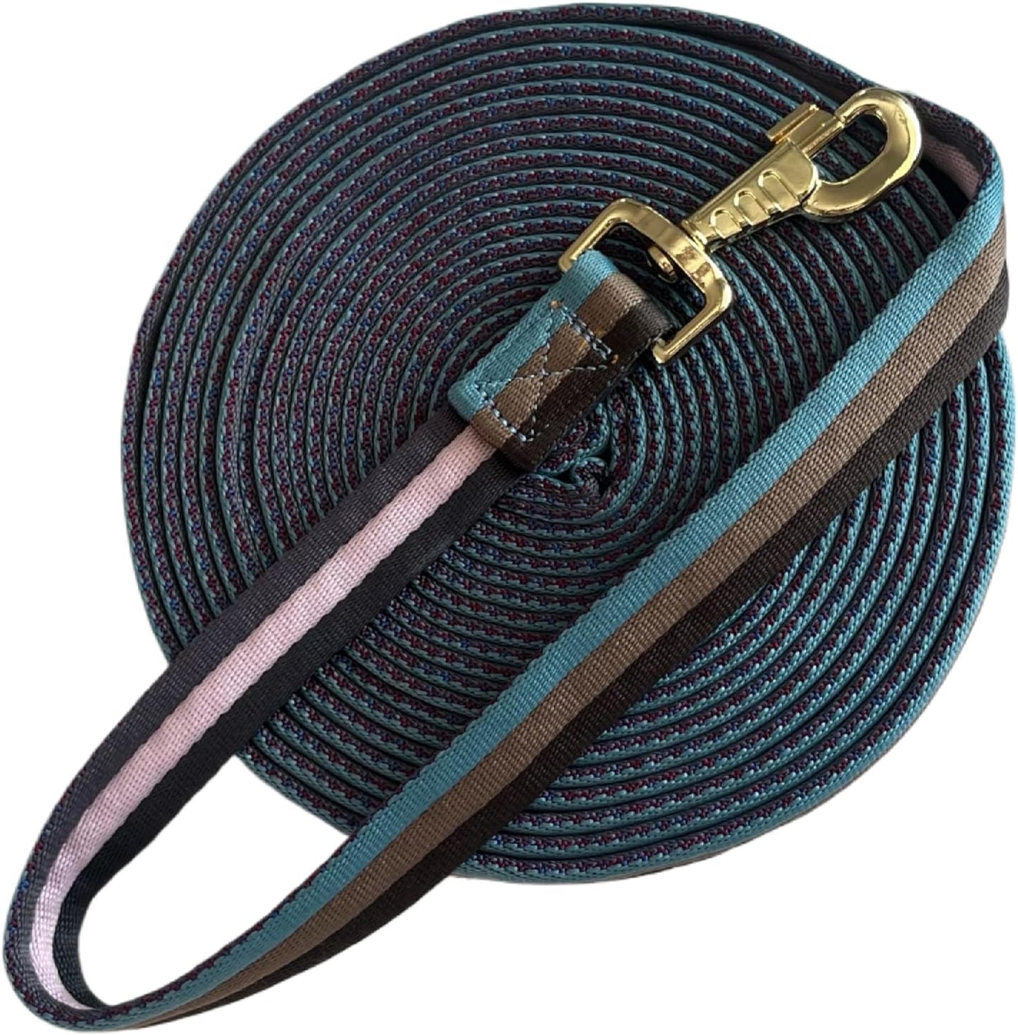 Premium Horse Training Lunge Line with Alloy Trigger Buckle for Accurate Equestrian Training of 26 Foot (8 Meters)