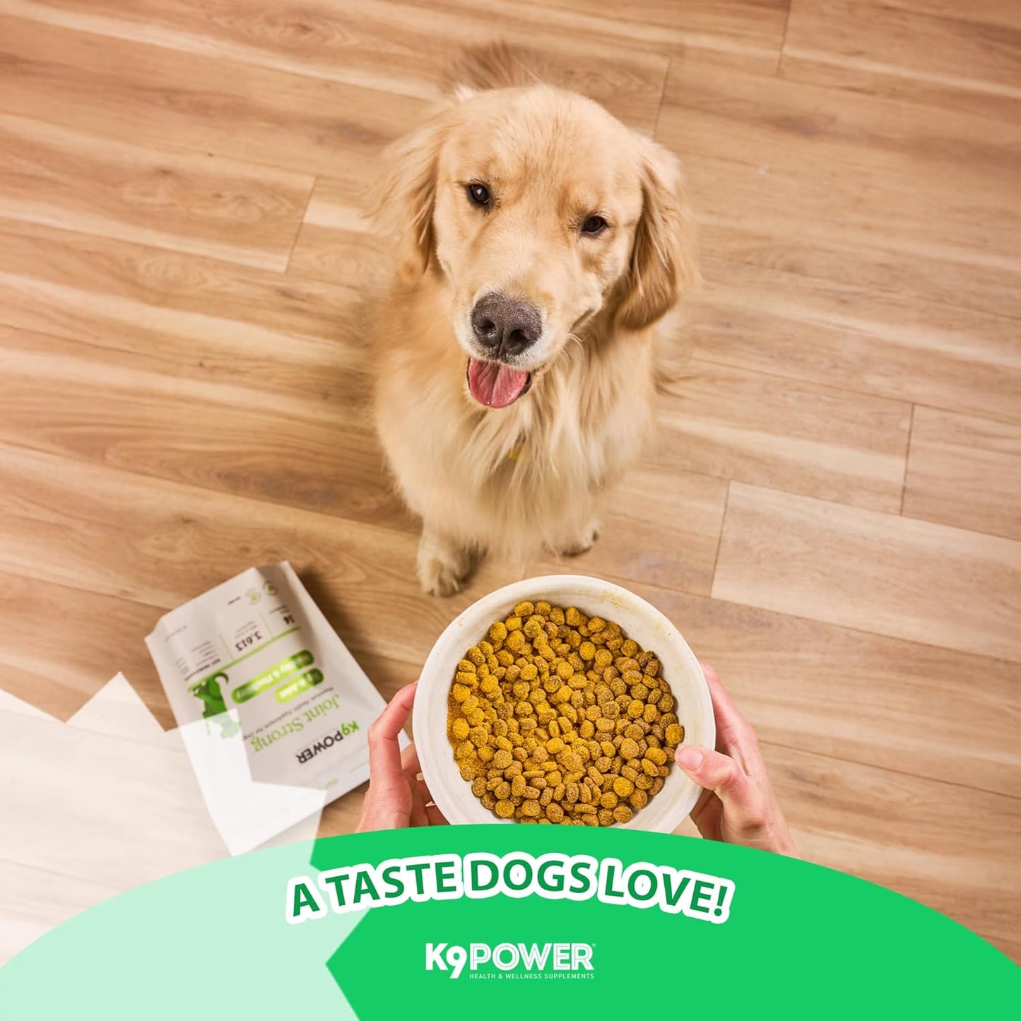 K9 Power Joint Strong Supplement 1 lb - Dog Joint Health & Mobility Support with Glucosamine, Curcumin, Chondroitin, Hip & Joint Pain Relief - Pack of 2