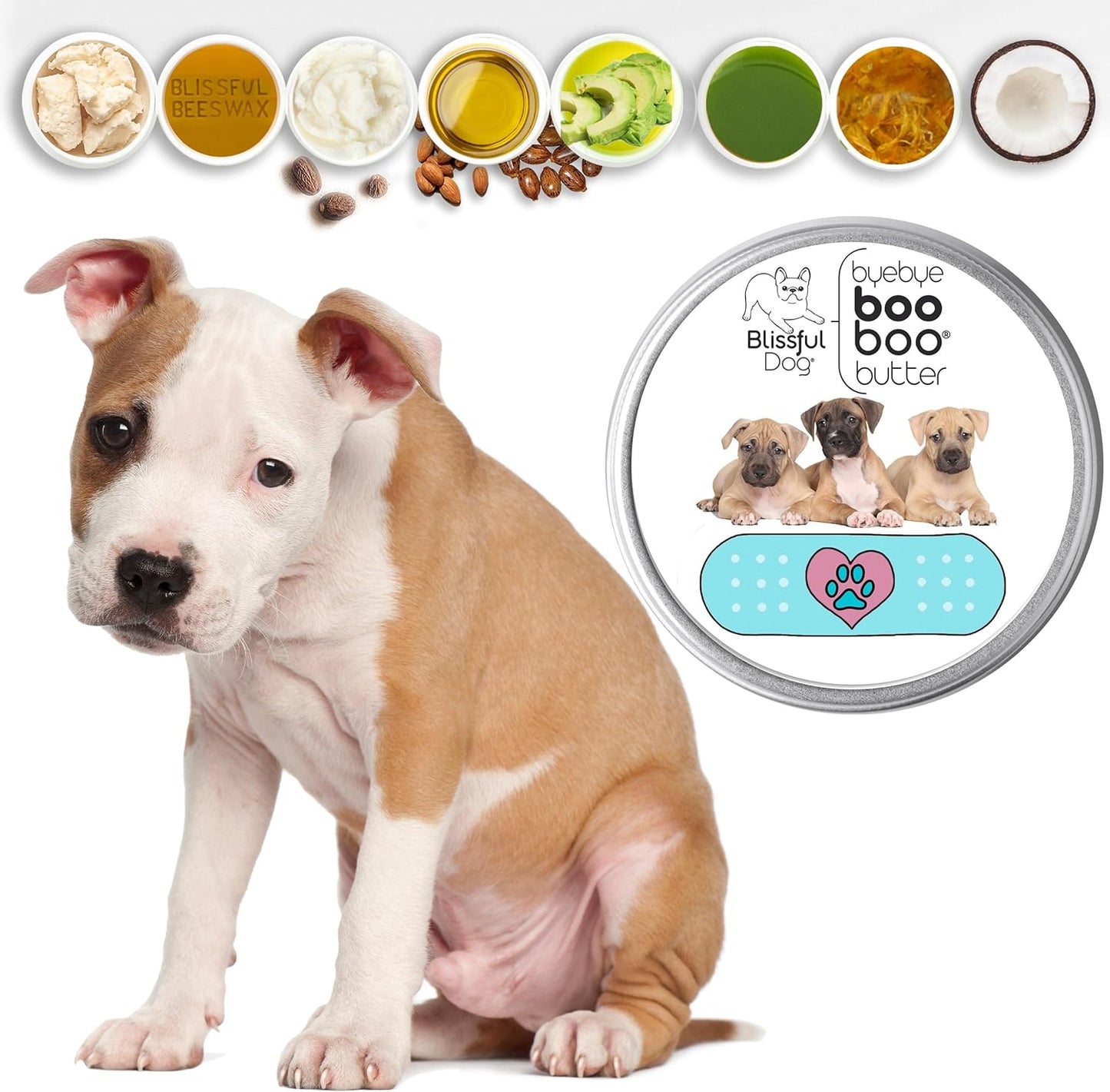 The Blissful Dog American Staffordshire Terrier Boo Boo Butter, 16oz