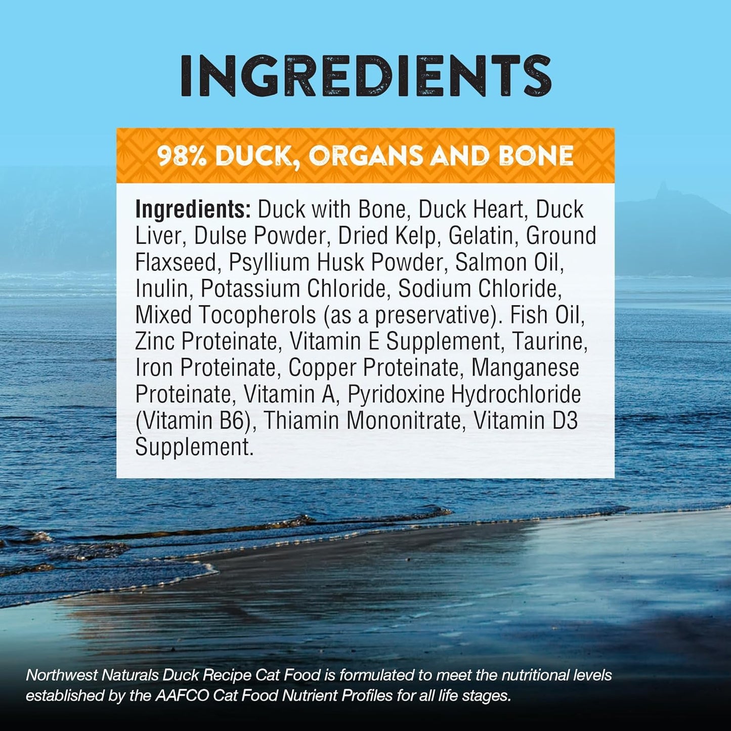 Northwest Naturals Freeze-Dried Duck Cat & Kitten Food – Bite-Sized Nibbles – Healthy, Limited, Human-Grade Ingredients, All-Natural, High-Protein – Complete & Balanced, Grain-Free – 11 oz (Pack of 3)