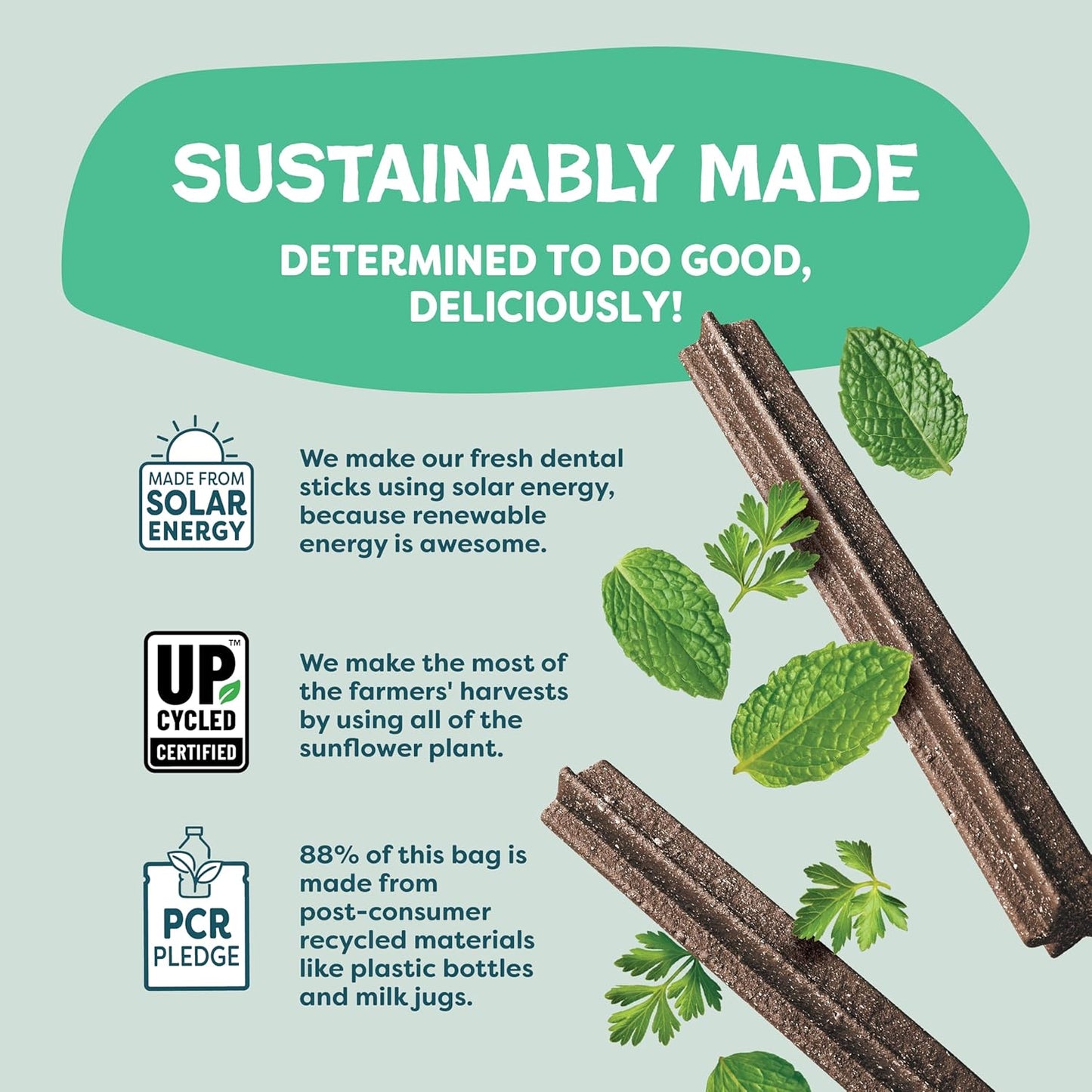 Shameless Pets Dental Treats for Dogs, Variety (4-Pack) - Healthy Sticks for Teeth Cleaning & Fresh Breath - Dog Bones Dental Chews Free from Grain, Corn & Soy