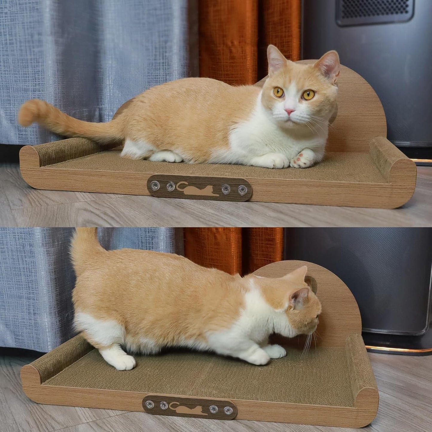 Cat Scratcher Couch Cat Scratching Bed Large Cat Scratcher Bed Cat Lounge Bed Scratching Pad for Indoor Cats