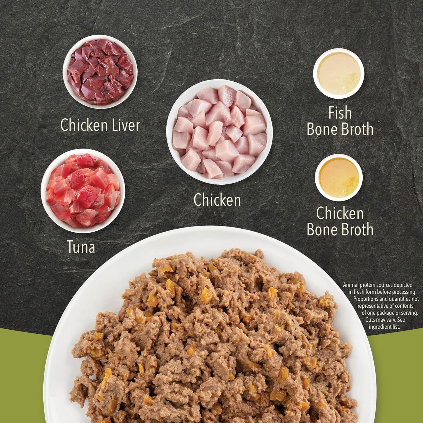 ACANA Premium Pate Kitten Wet Cat Food in Bone Broth Chicken + Tuna Recipe 5.5oz Cans (6 Count)