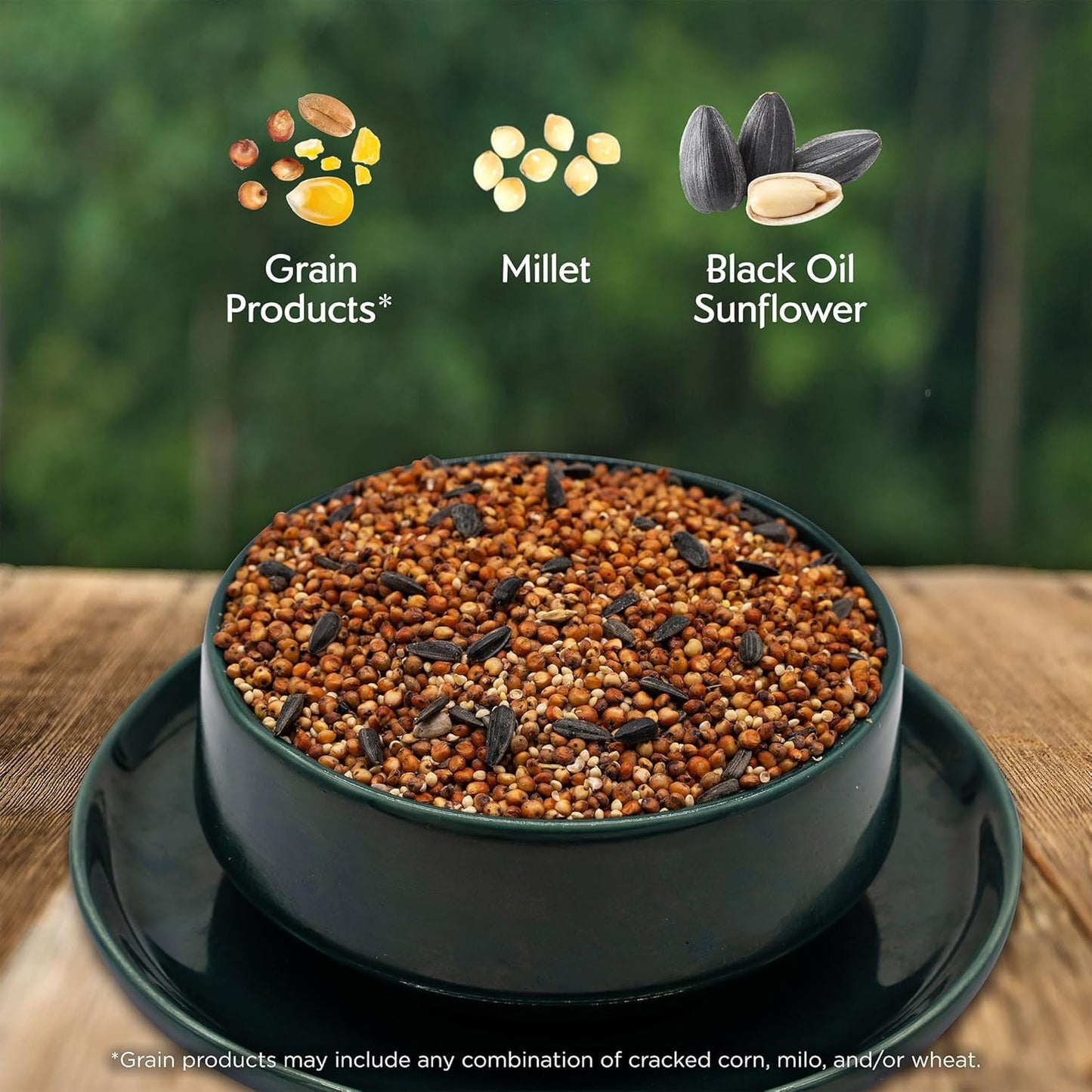 Morning Song Dove & Ground Feeding Wild Bird Seed -12 lb. Dove, Quail & Pigeon Wild Bird Food for Outside Feeders