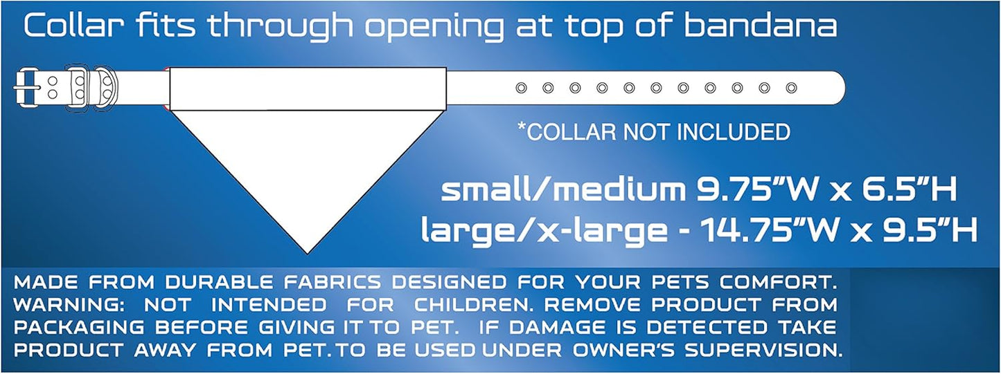 Pets First Collegiate Pet Accessories, Reversible Bandana, Louisville Cardinals, Small/Medium