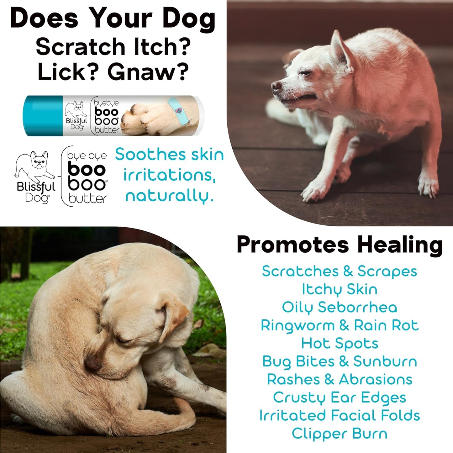 The Blissful Dog Neapolitan Mastiff Boo Boo Butter, 16 oz.