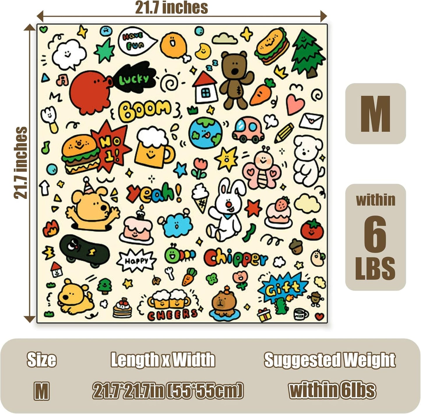 21.7" Cat Grooming Wrap Cat Wrap for Cutting Nails Cat Restraint for Nail Clipping Cat Swaddle Wrap Cat Burrito Wrap M(Within 6lbs) Anti-Scratch Anti-Escape Multifunctional Pet Tool