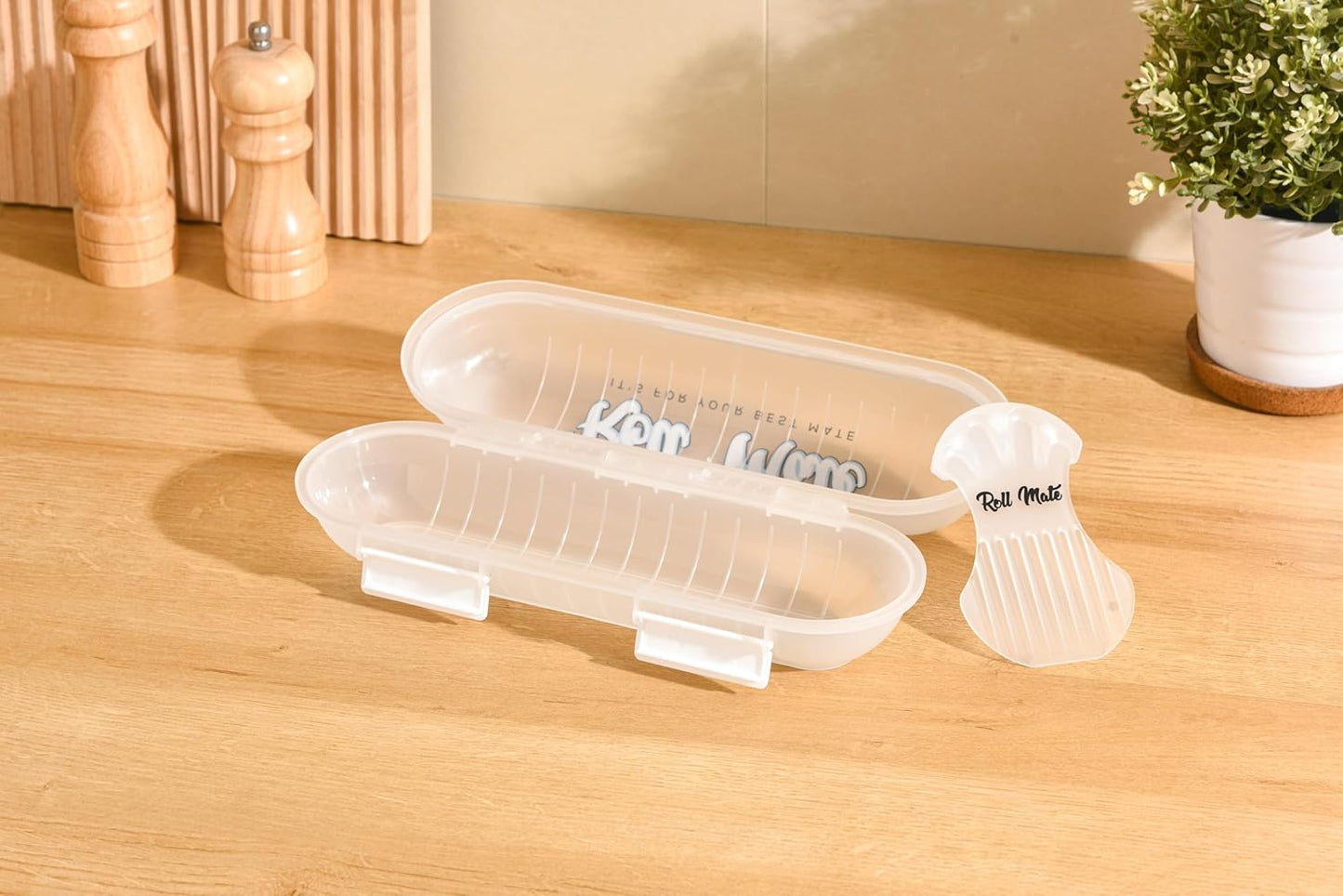 Dog Food Roll Storage Container - Small (2lb/1kg) With Cutter/slicer Paw