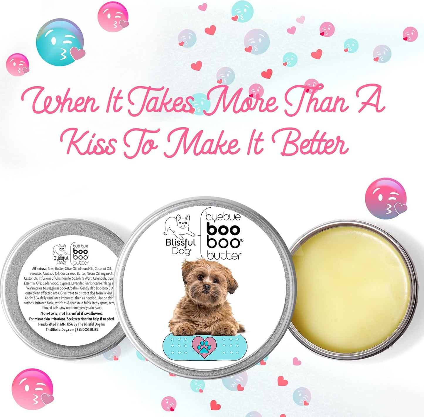 The Blissful Dog Lhasa Apso Boo Boo Butter, 1-Ounce