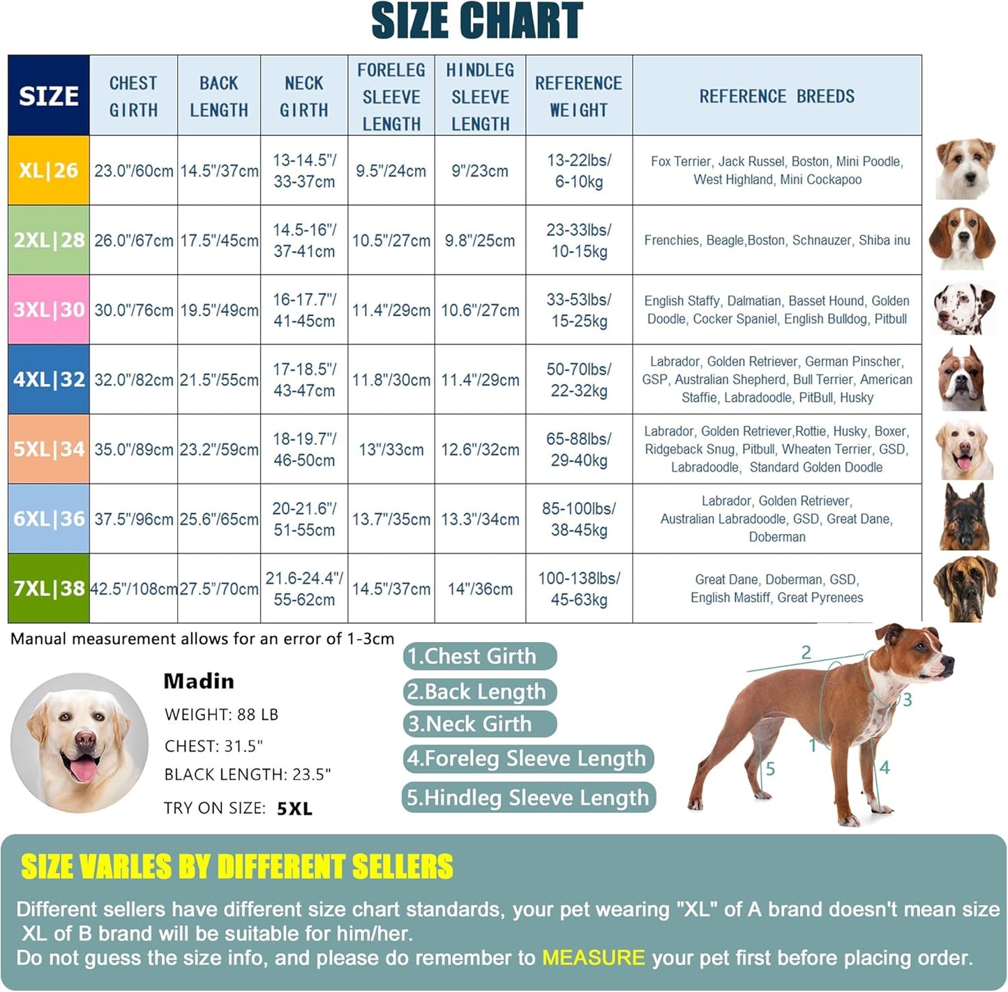 Yeapeeto Dog Onesie Surgery Recovery Suit for Large Medium Bodysuit Dogs Pajamas PJS Full Body for Shedding, Prevent Licking, Wound Protection, Cone Alternative (3XL, Pink)