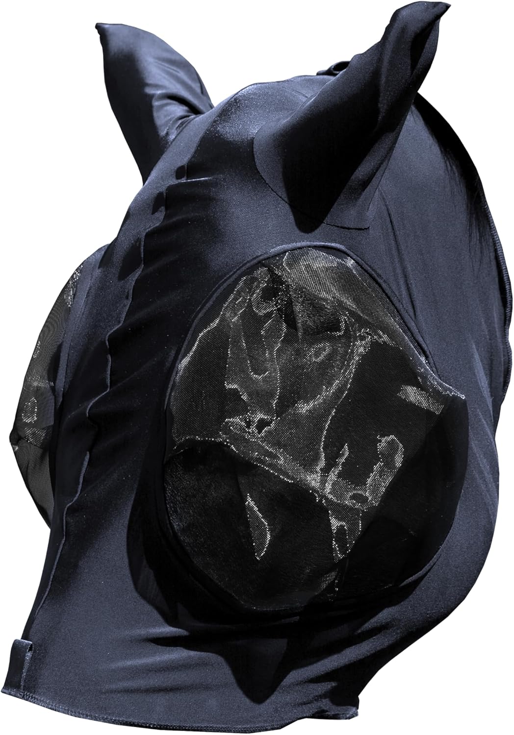 Equinavia Bug Out Fly Mask | Against Flies, Insects, UV Rays - Carbon Grey - Warmblood