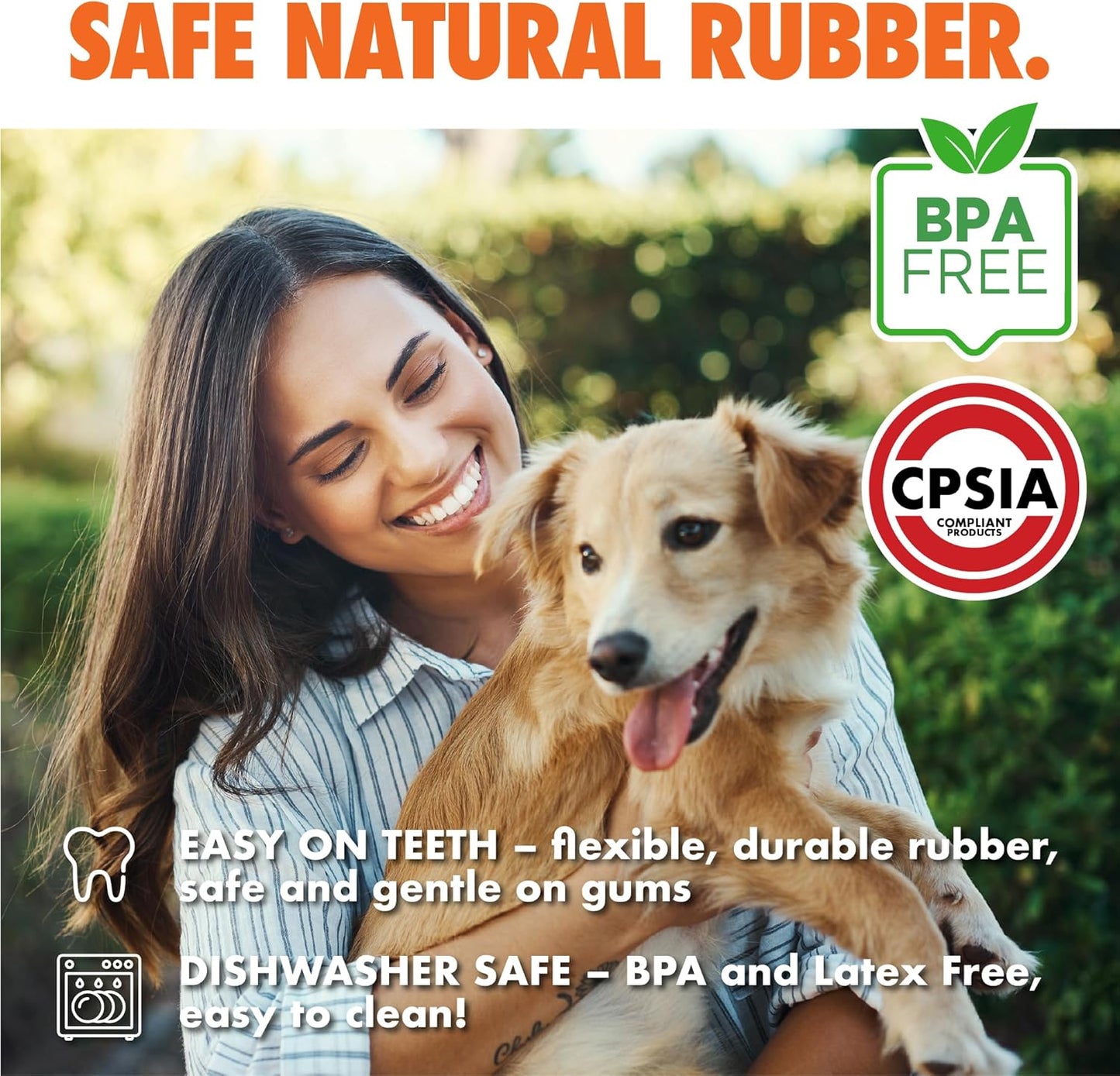 Max Fusion with Nike Grind, Arlee Phoneix Dog Toy, Chew Toy for Play, Fetch, Tug, M