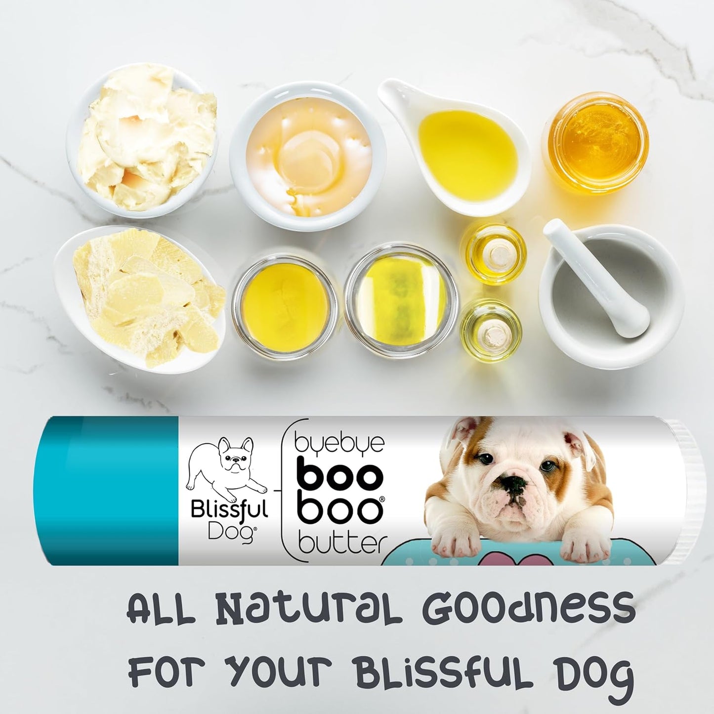The Blissful Dog .15 oz Tube Bulldog Booboo Butter
