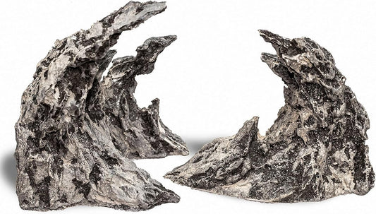 Novelsite Fish Tank Decor- Jagged Canyon Rock Formation ，Made of Solid Sandstone，Suitable for a Variety of Fish Tank Scenes, DIY Planting Moss, Safe and Non-Toxic