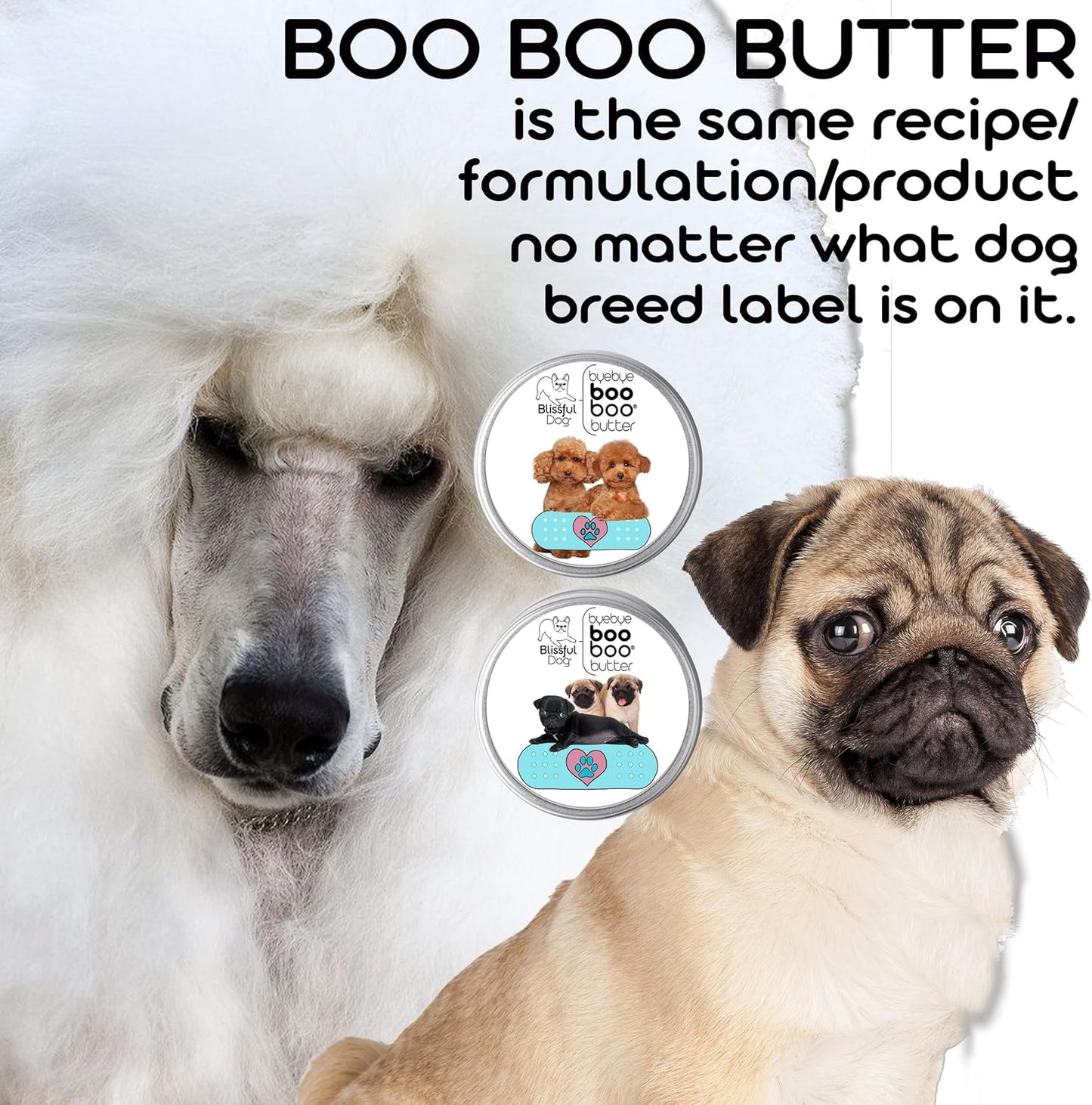 The Blissful Dog English Toy Spaniel Boo Boo Butter, 16 oz.