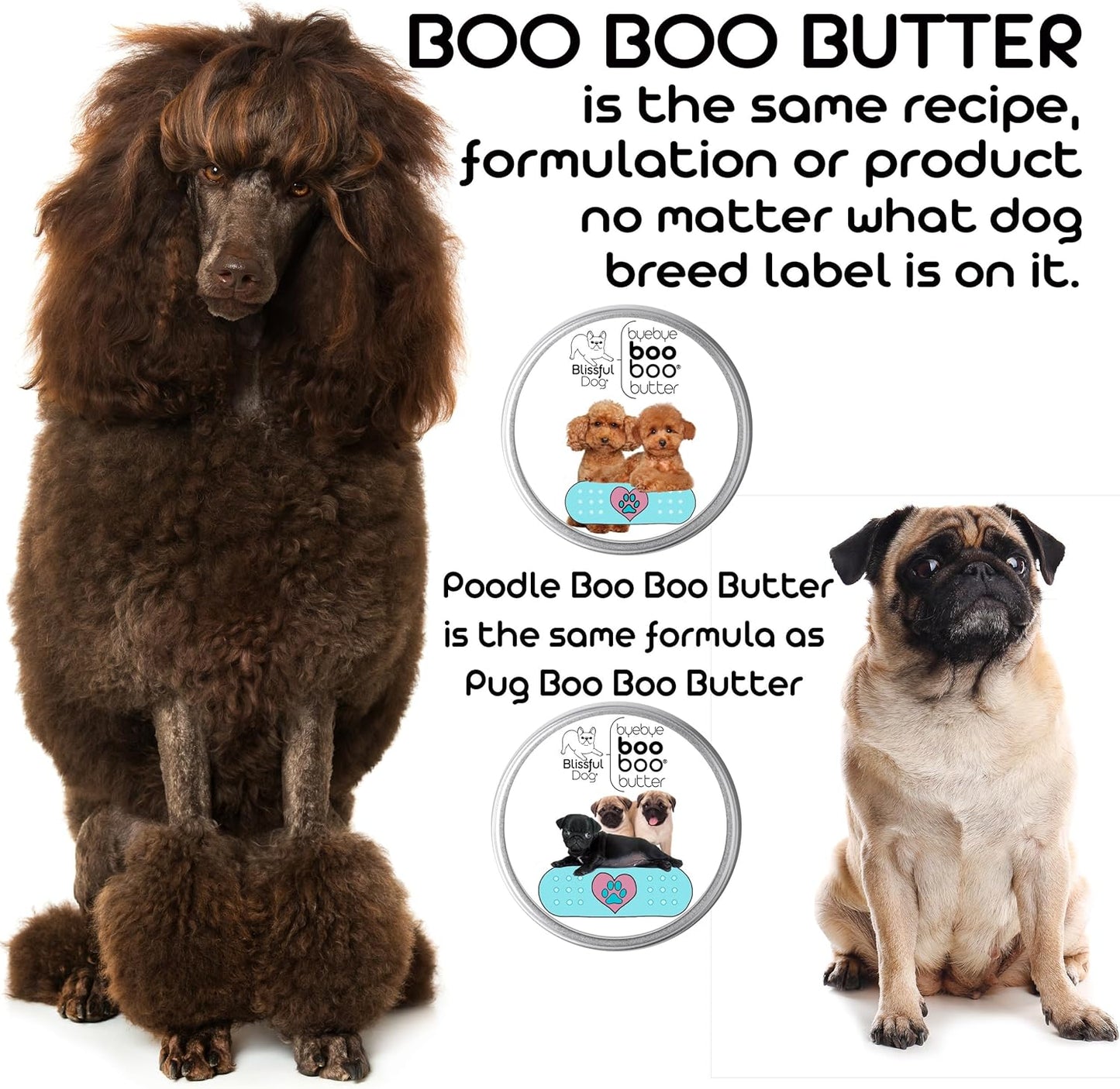 The Blissful Dog English Cocker Spaniel Boo Boo Butter, 16 oz.
