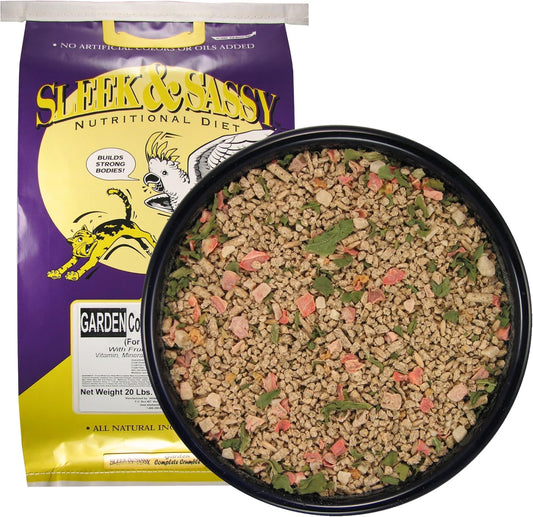 SLEEK & SASSY Garden Complete Crumble Small Bird Food (20 lbs.)