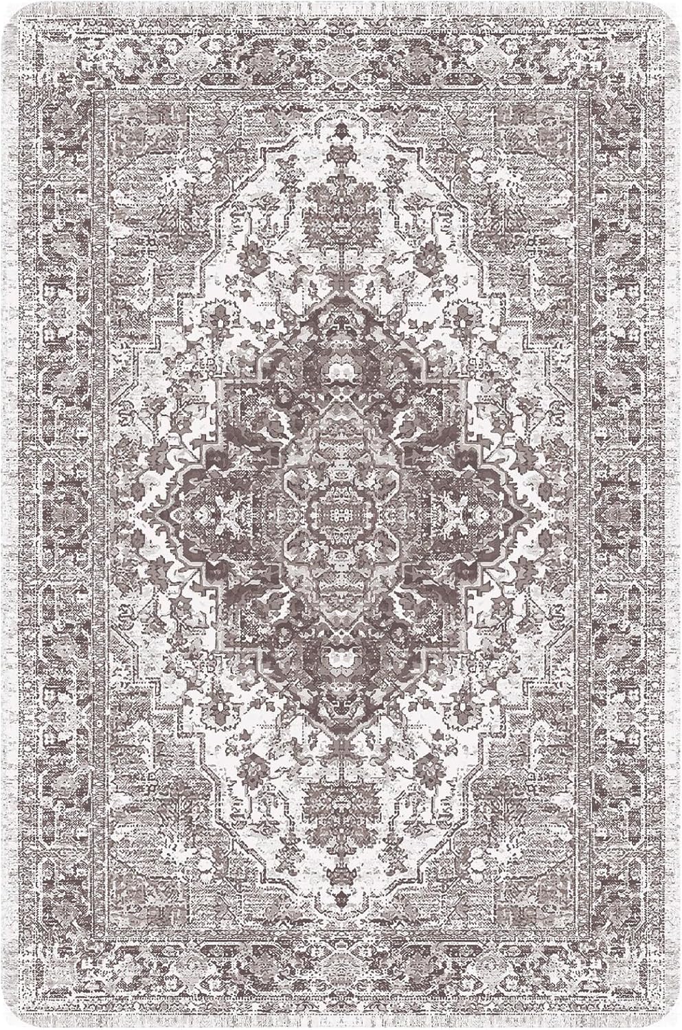 nunubaby Washable Pee Pads for Dogs, Stylish, Non-Slip and Leak-Proof Pee Pads. Reusable Potty Pads for Dogs for Crates and Floors.(Brown/Geo, 24" x36")