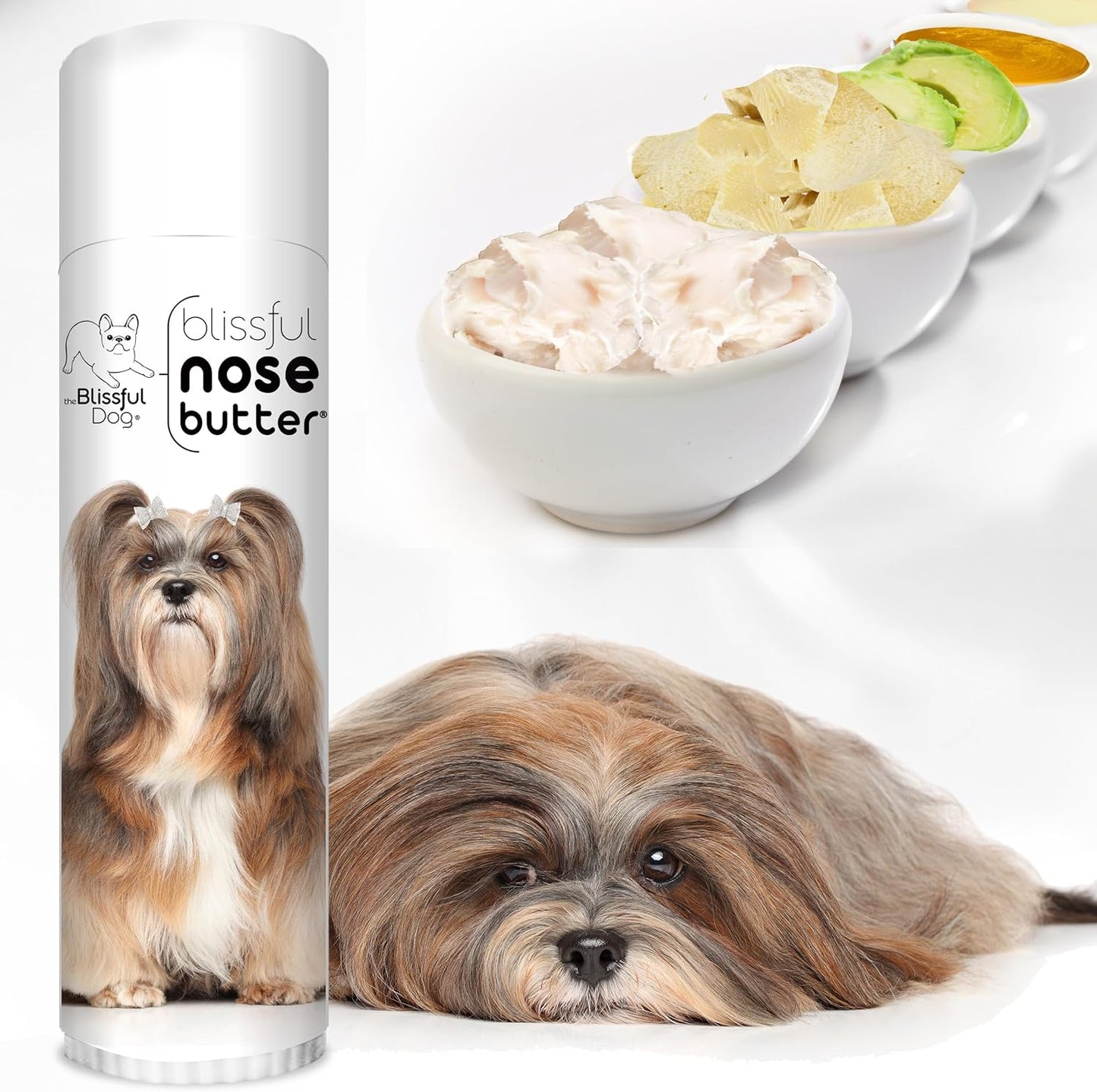 The Blissful Dog Lhasa Apso Unscented Nose Butter - Dog Nose Butter, 0.50 Ounce