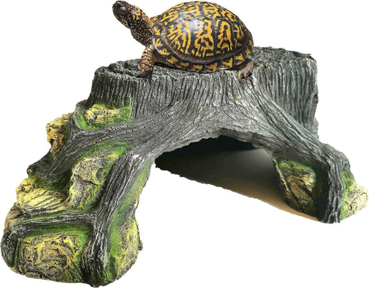 Reptile Hide Snake Hide for Bearded Dragon Gecko Lizard Baby Ball Python Little Turtle Tortoise Use 9.8"×8.5"×3.9",Aquarium Decor for Betta Fish Shrimp