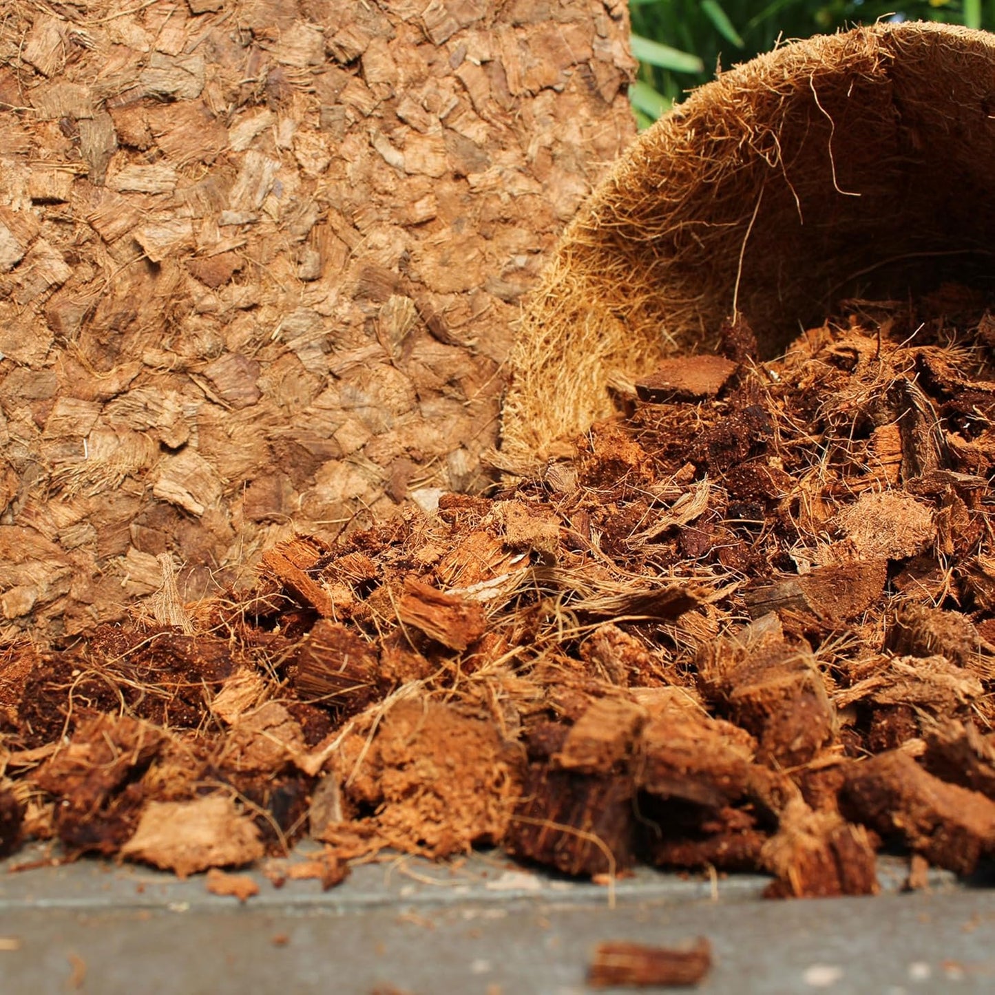 Coco Chips for Plants (650gm Bricks, 5-Pack) - Organic Coco Coir Chips - Coconut Husk Chips for Potting Soil, Garden Soil, & Seed Starter Soil - Coconut Mulch for Garden - Coconut Chips for Plants